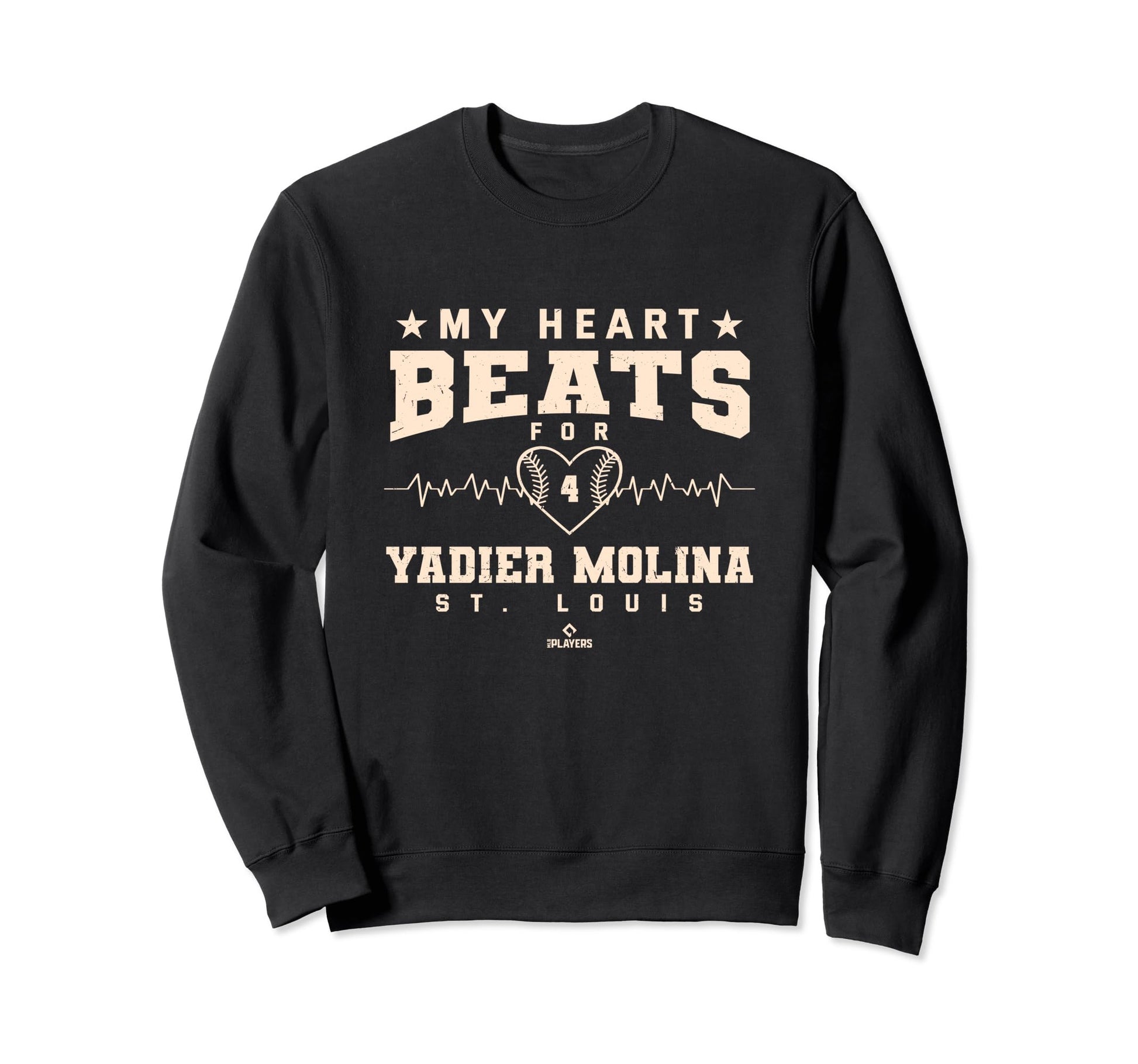My Heart Beats Yadier Molina Sweatshirt - Casual Everyday Wear Unisex - T-Shirt, Sweatshirt, Hoodie