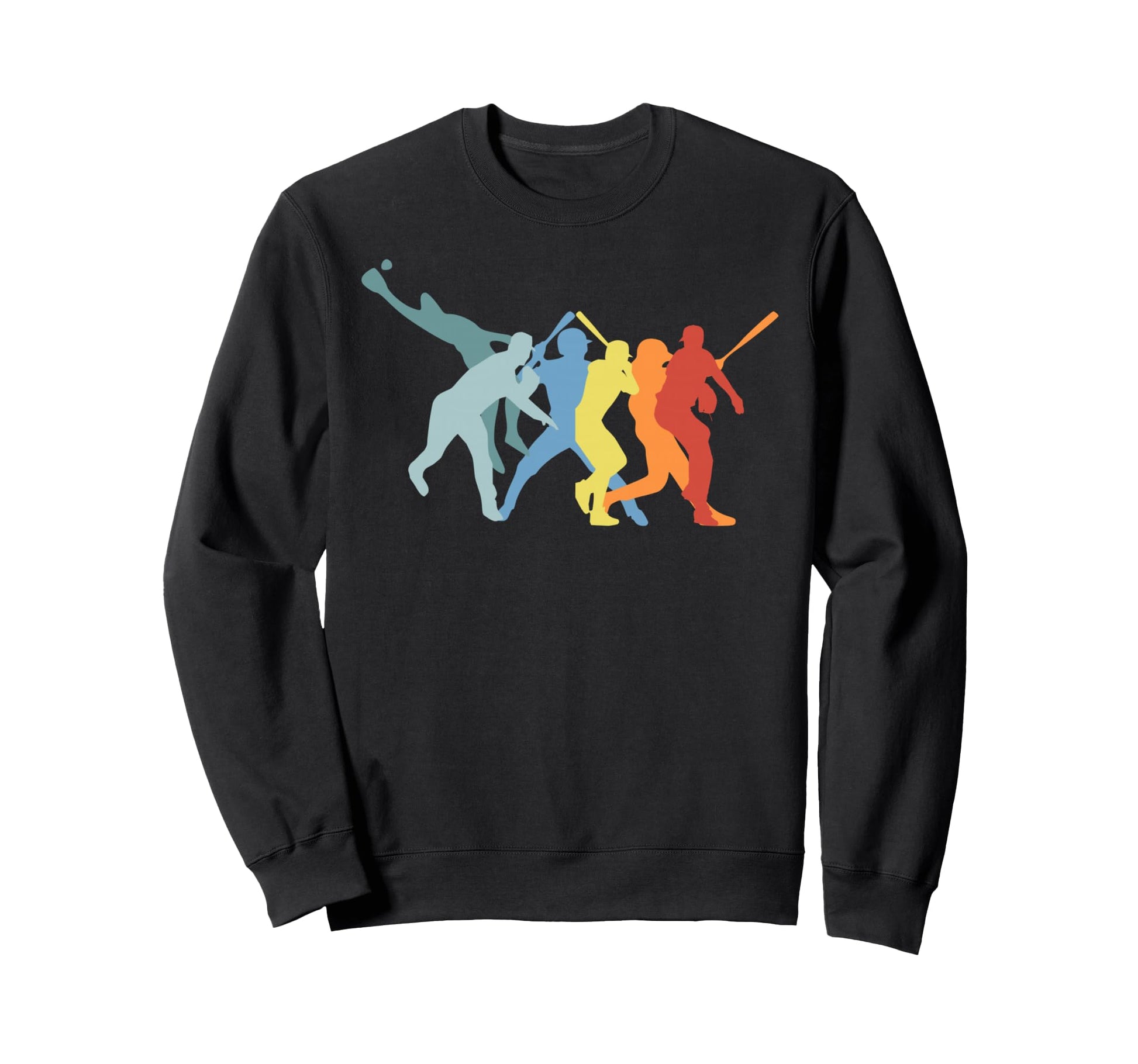 Baseball Players Sports Sweatshirt - Aesthetic Graphic Men Women - T-Shirt, Sweatshirt, Hoodie