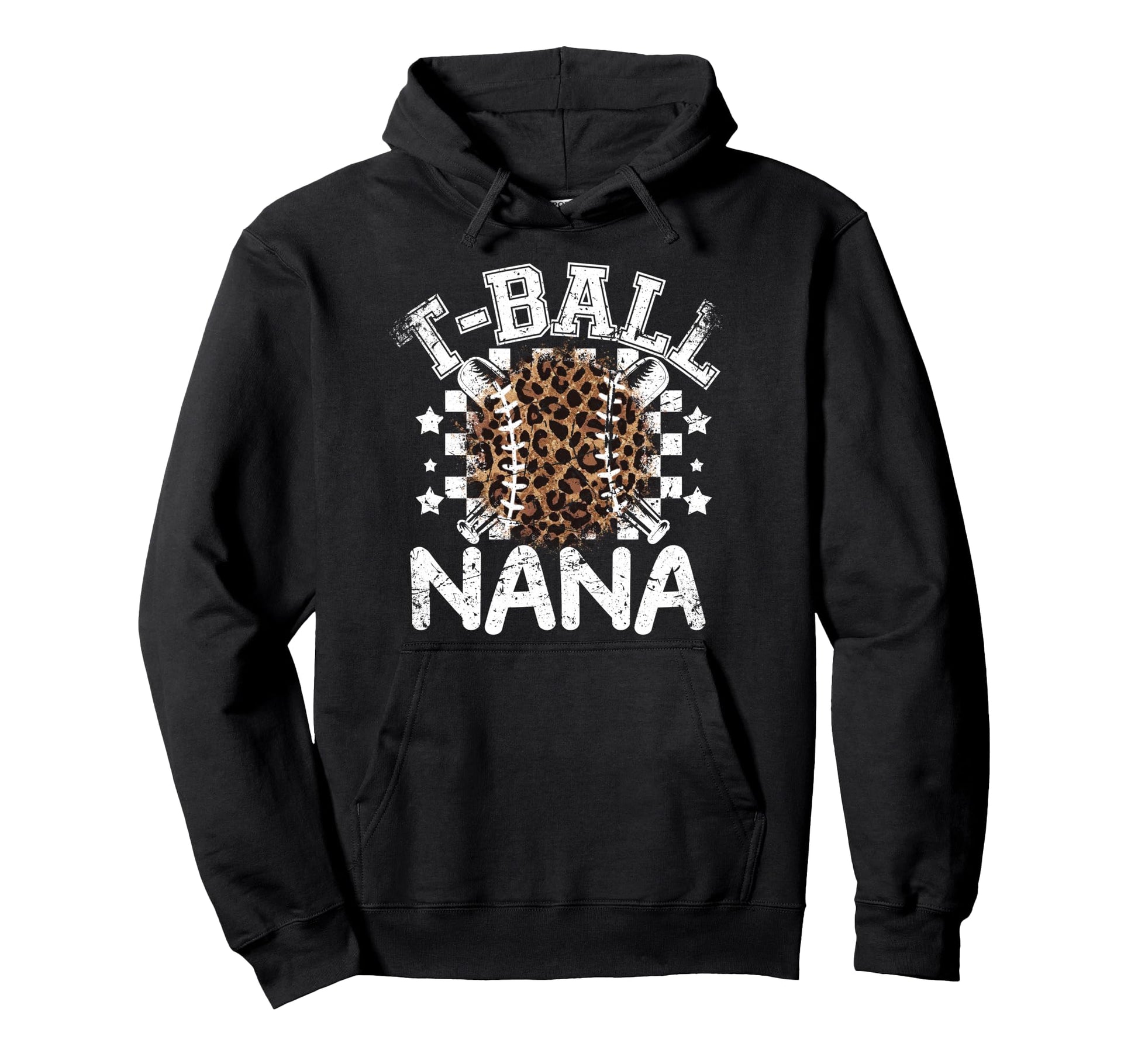 T Ball Teeball Nana Leopard Cheetah Hoodie - Unique Graphic Men Women - T-Shirt, Sweatshirt, Hoodie