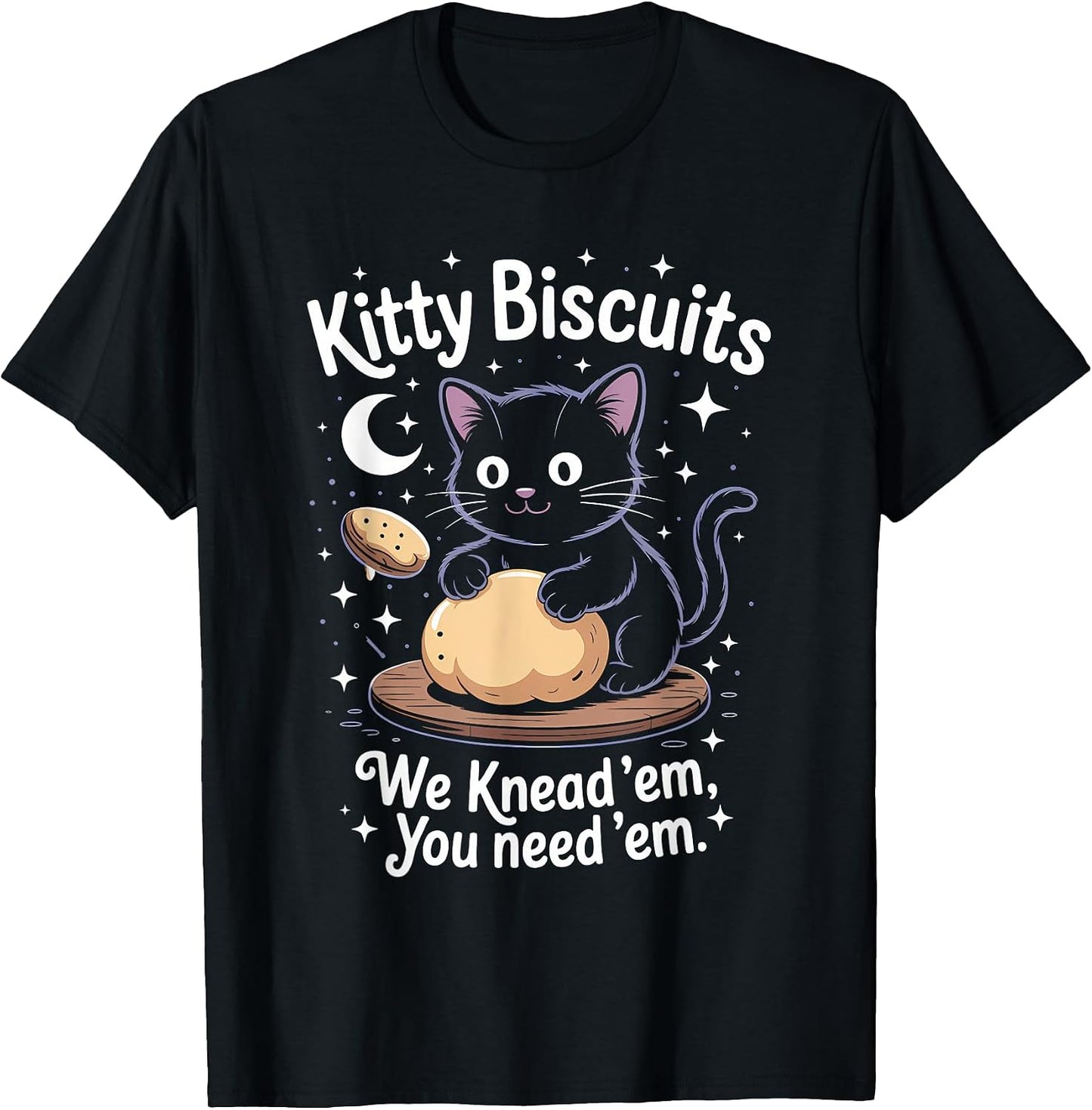 Kitty Biscuits Bakery Cat Lover Knead Em Need - Adult & Kids T-Shirts, Sweatshirts & Hoodies apparel design preview 1