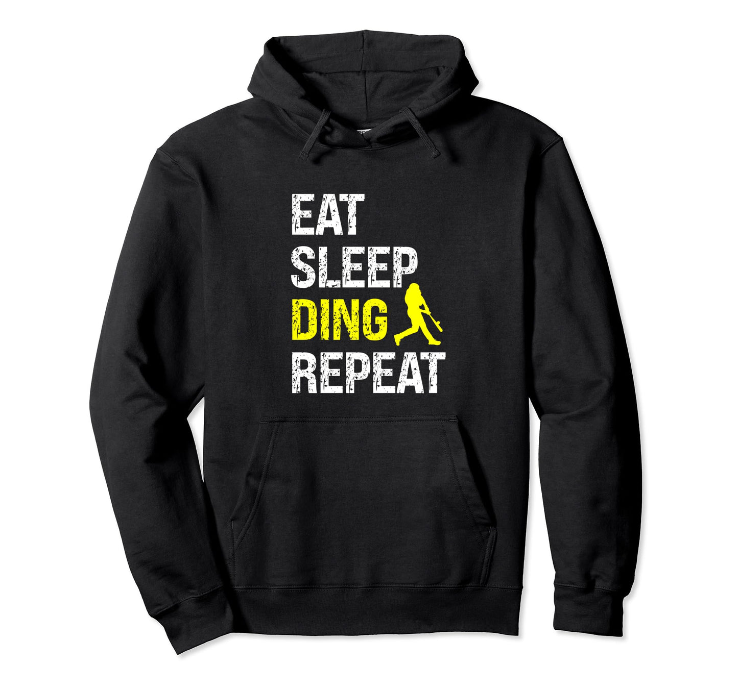 Baseball Hit Dinger Homerun Slugger Hoodie - Minimalist Print Men Women - T-Shirt, Sweatshirt, Hoodie
