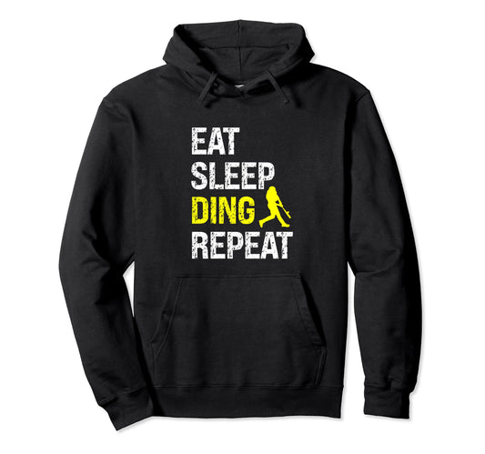 Baseball Hit Dinger Homerun Slugger Hoodie - Minimalist Print Men Women - T-Shirt, Sweatshirt, Hoodie