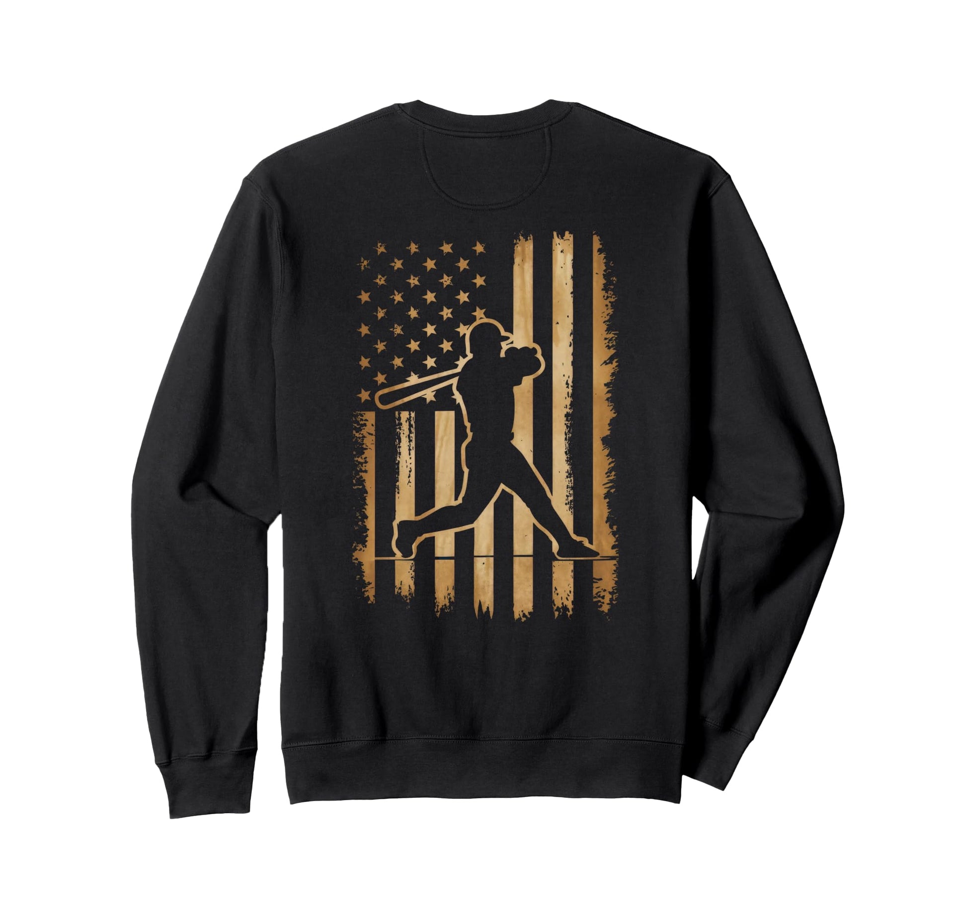 Baseball Player Team Game Day Usa Sweatshirt - Trendy Graphic Unisex - T-Shirt, Sweatshirt, Hoodie