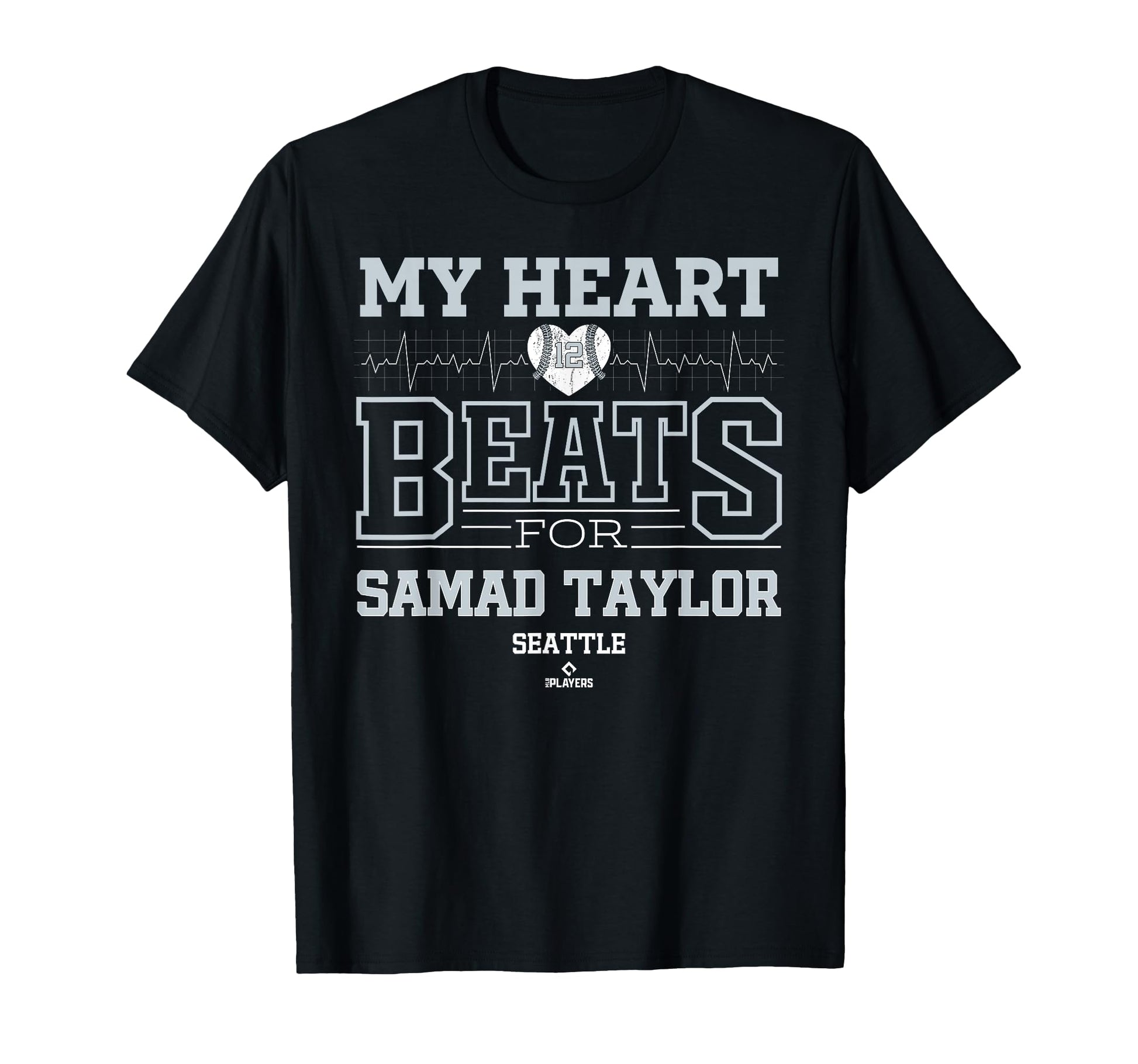 My Heart Beats Samad Taylor Seattle T-Shirt - Novelty Apparel for Adults - T-Shirt, Sweatshirt, Hoodie