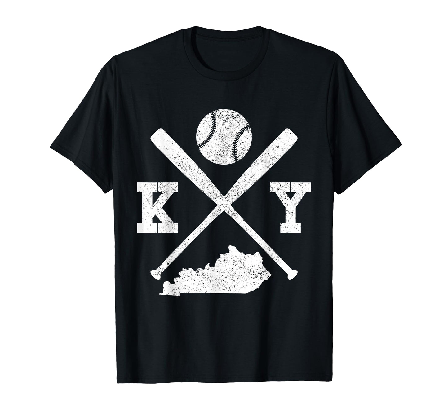 Ky Usa State Baseball Player Kentucky T-Shirt - Minimalist Print Men Women - T-Shirt, Sweatshirt, Hoodie