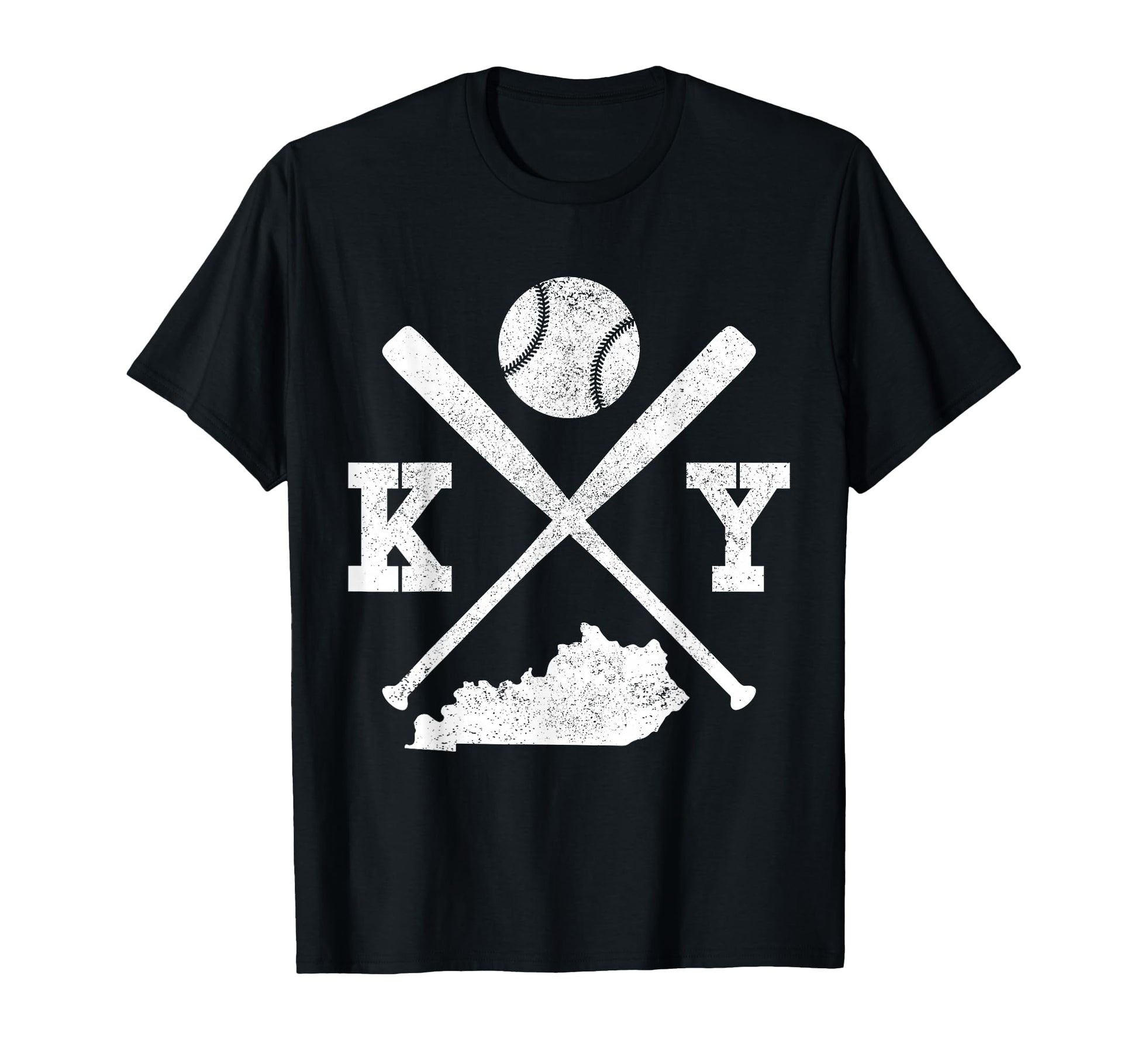 Ky Usa State Baseball Player Kentucky T-Shirt - Minimalist Print Men Women - T-Shirt, Sweatshirt, Hoodie