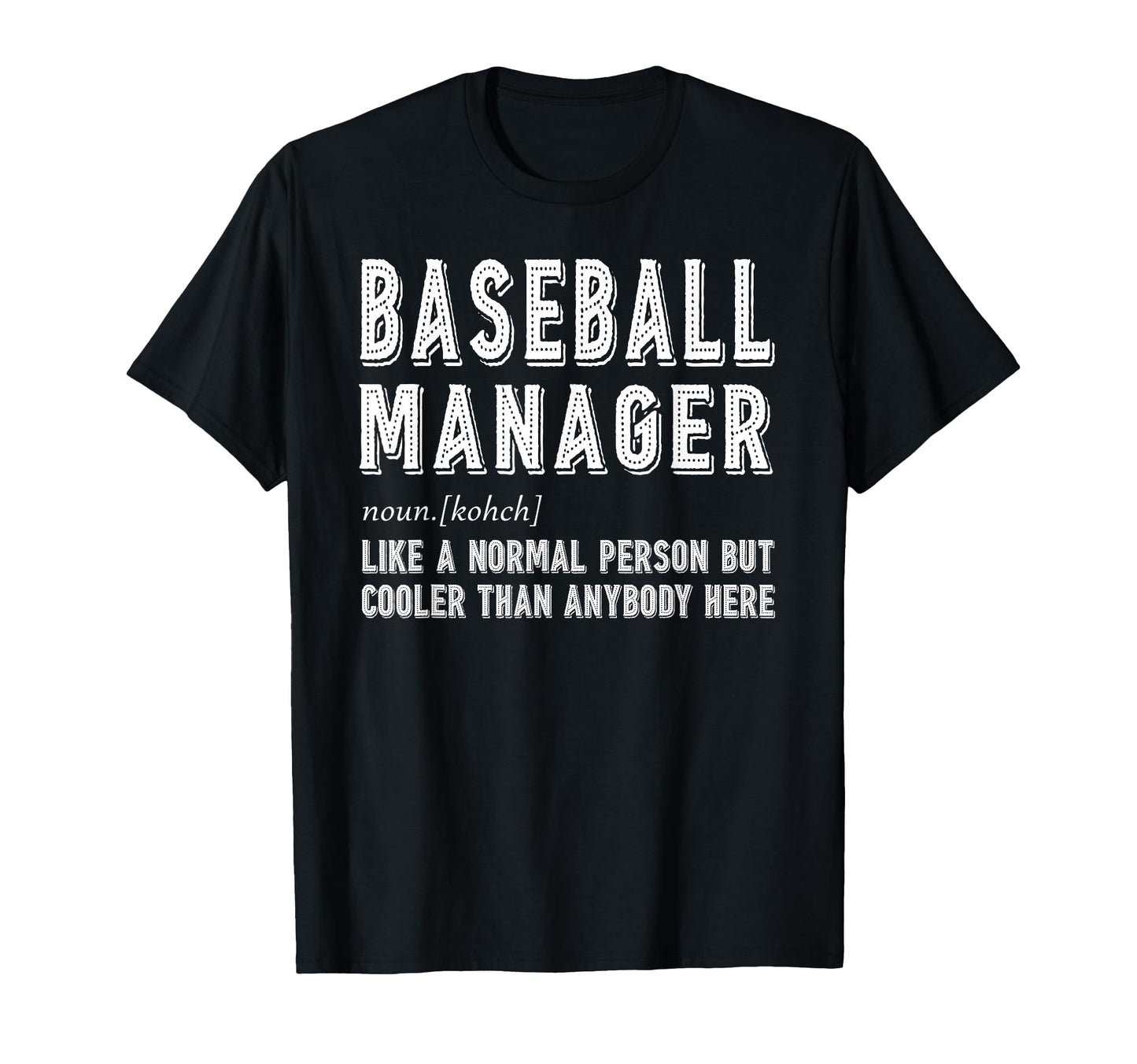 Baseball Manager Factory T-Shirt - Custom Art Print Men Women - T-Shirt, Sweatshirt, Hoodie