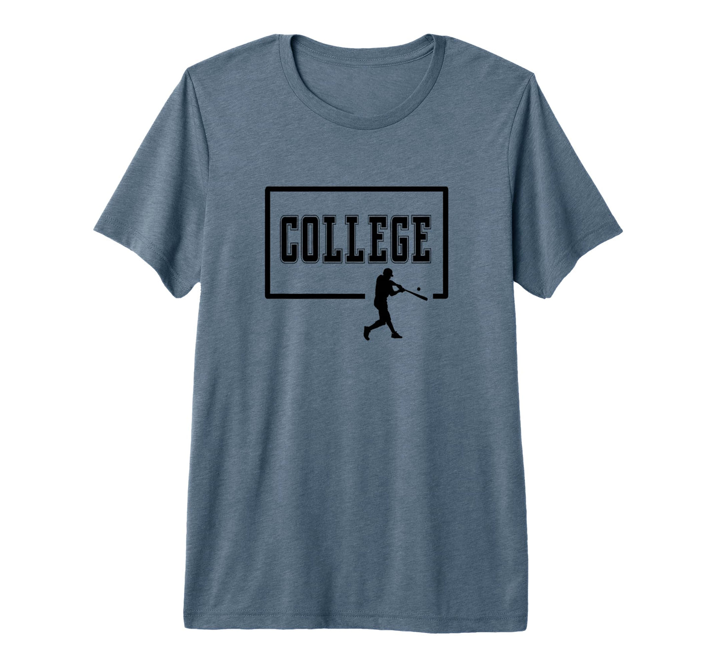 College Baseball Player Batter Homerun T-Shirt - Unique Graphic for Adults - T-Shirt, Sweatshirt, Hoodie