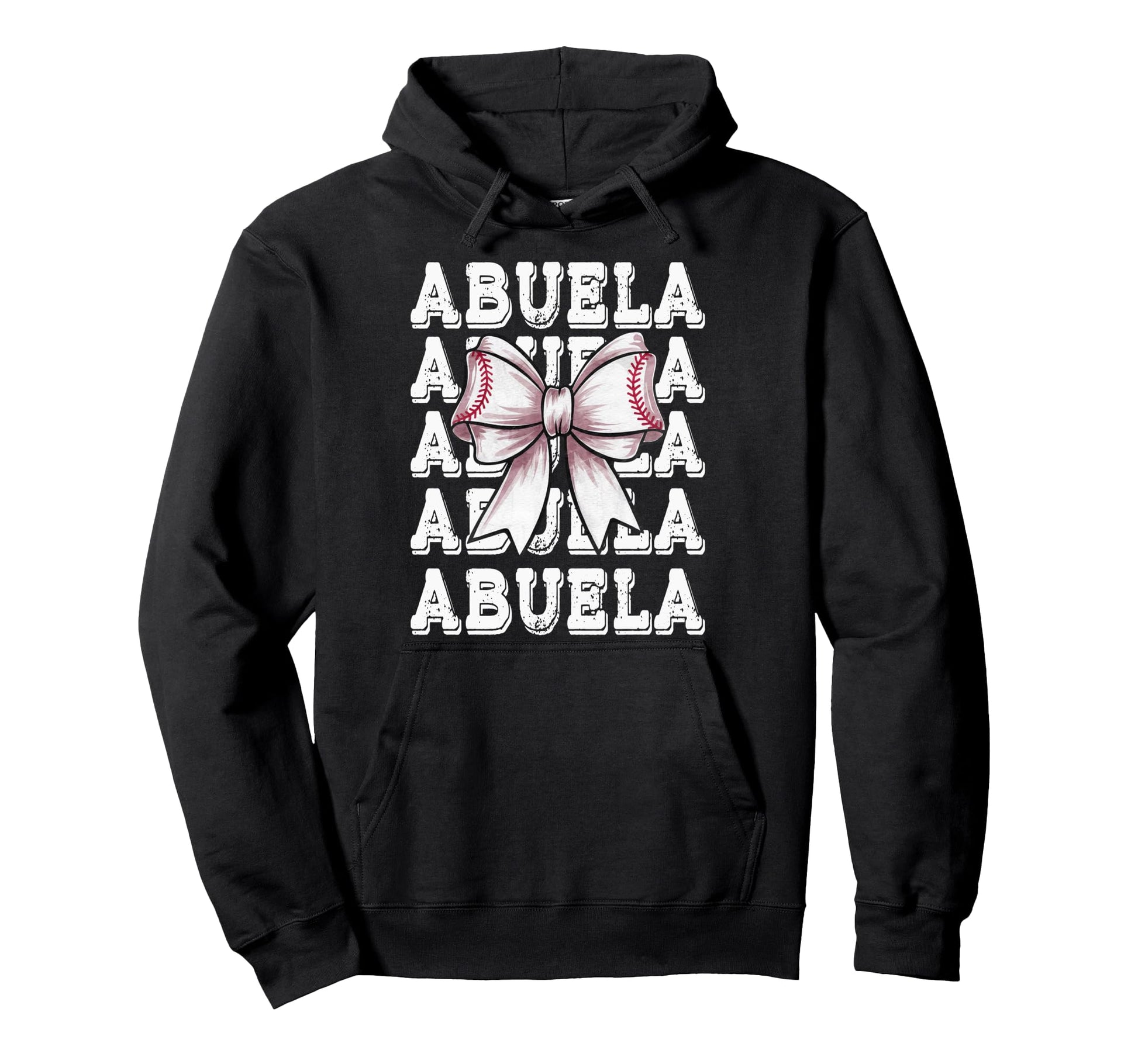 Coquette Baseball Abuela Matching Hoodie - Custom Art Print Men Women - T-Shirt, Sweatshirt, Hoodie