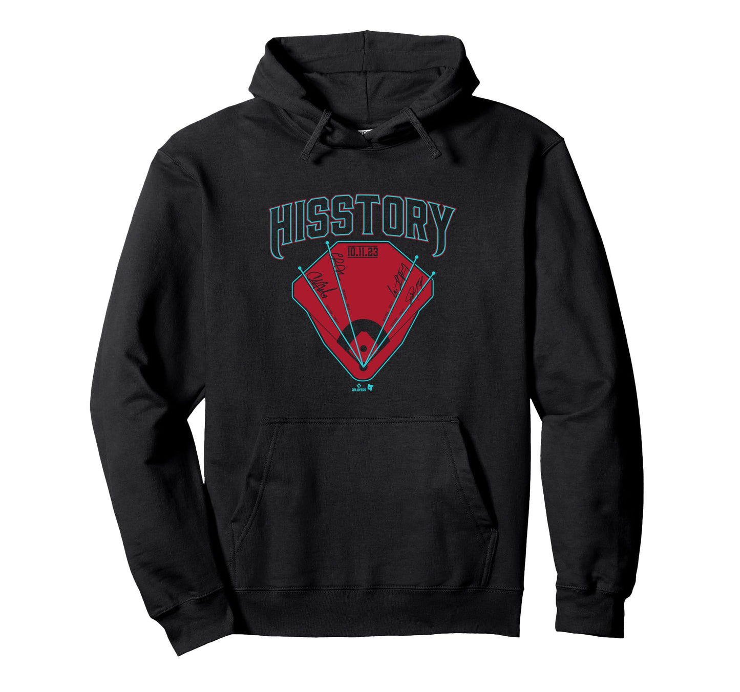 Hisstory 4 Home Runs 1 Inning Arizona Hoodie - Graphic Print Unisex - T-Shirt, Sweatshirt, Hoodie