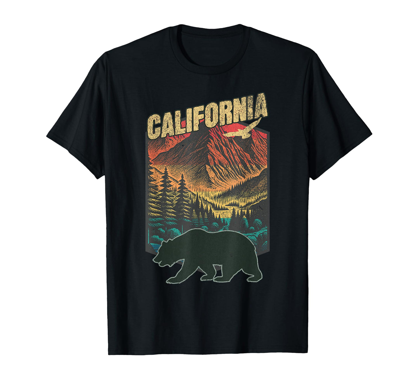 California Mountains National Park T-Shirt - Streetwear Style for Adults - T-Shirt, Sweatshirt, Hoodie