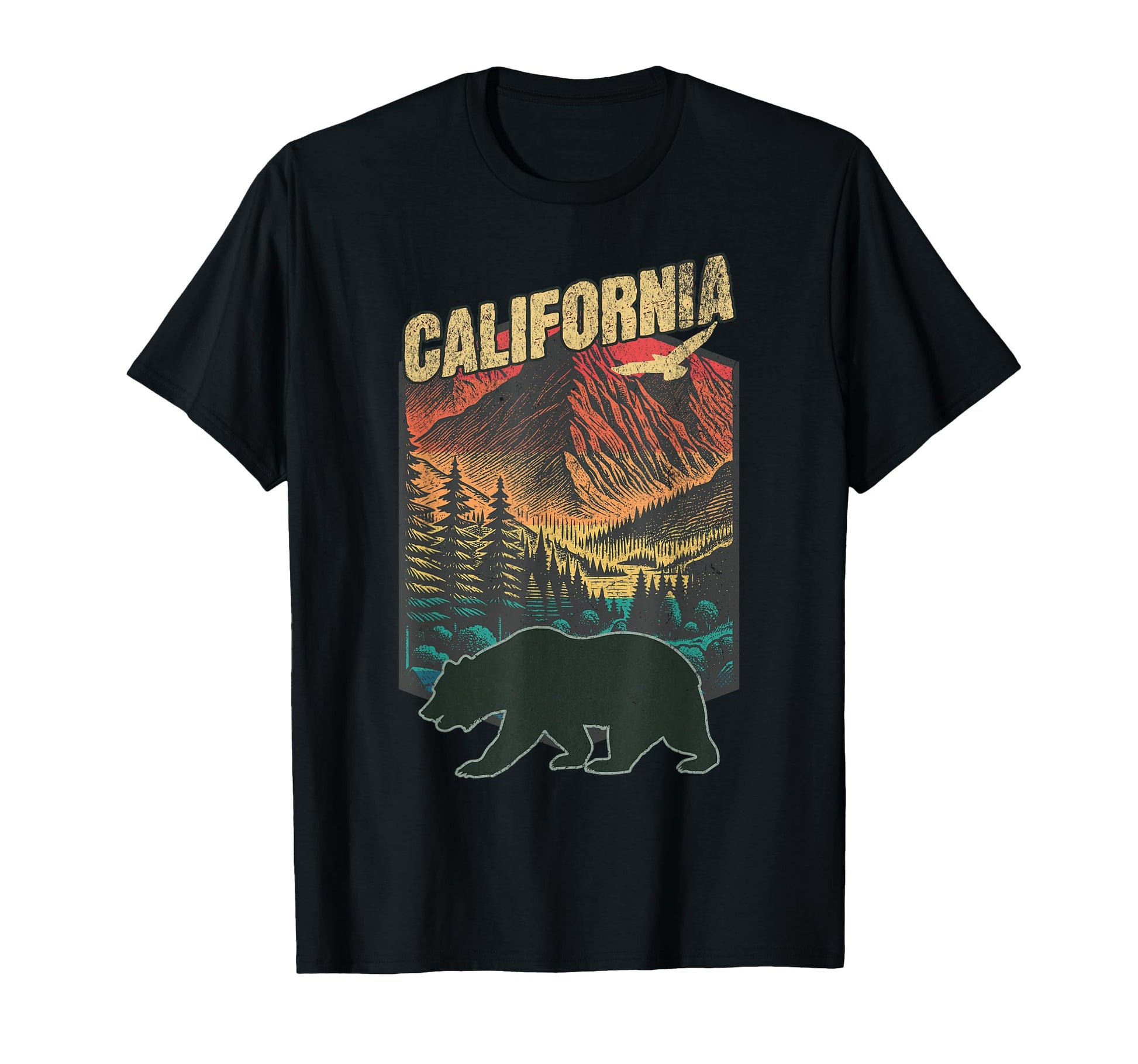 California Mountains National Park T-Shirt - Streetwear Style for Adults - T-Shirt, Sweatshirt, Hoodie