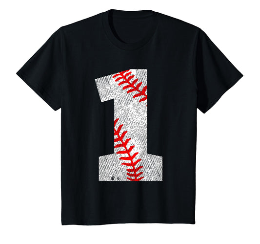 Baseball 1St Birthday 1 Year Old T-Shirt - Fun Novelty Design Men Women - T-Shirt, Sweatshirt, Hoodie
