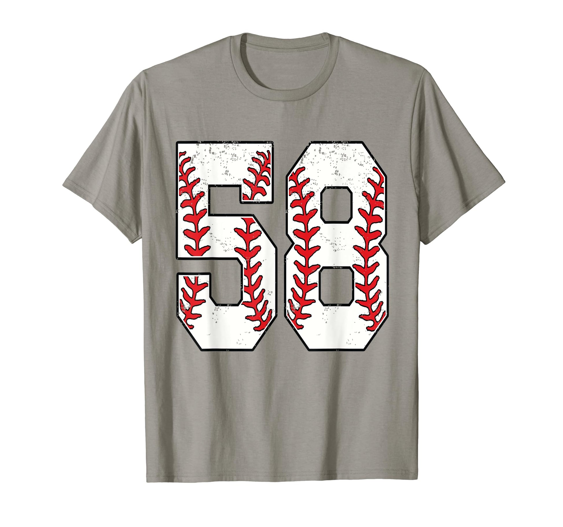 Number 58 Baseball 58 Jersey Number T-Shirt - Trendy Graphic Men Women - T-Shirt, Sweatshirt, Hoodie