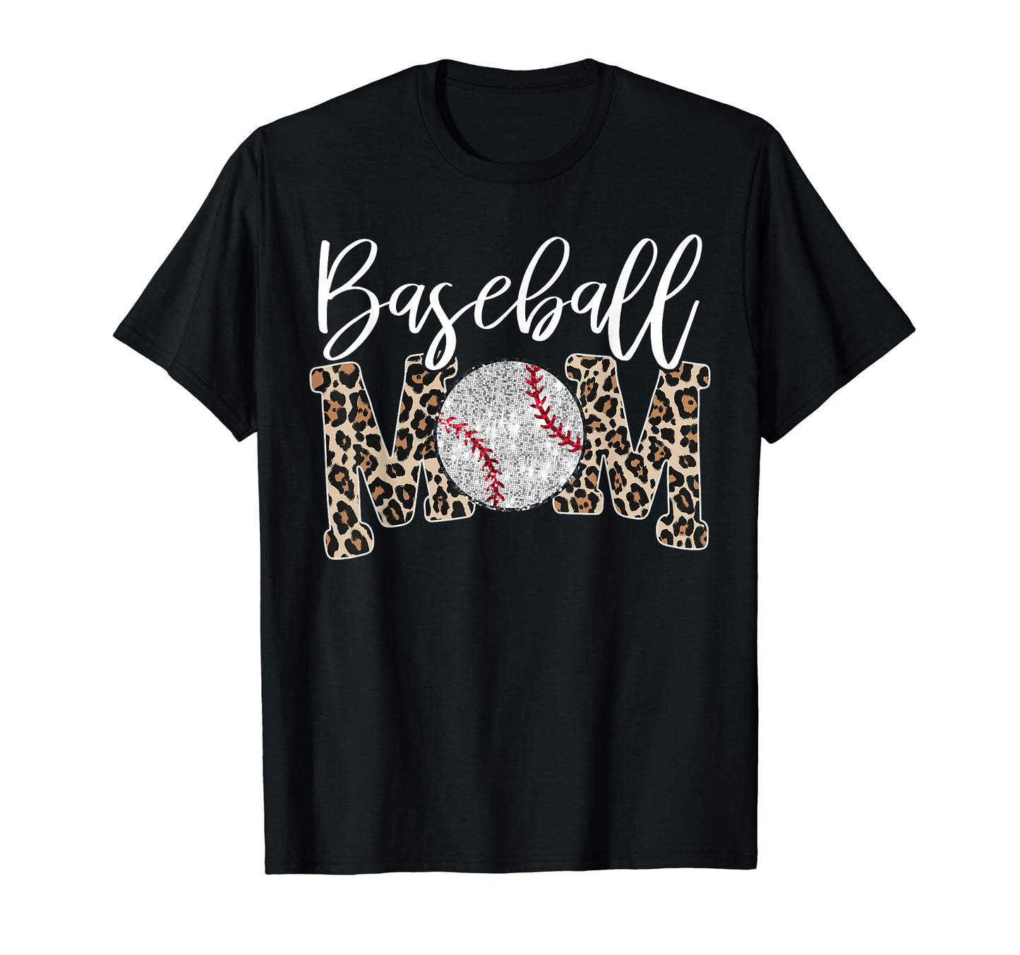 Leopard Baseball Mom Matching T-Shirt - Streetwear Style Men Women - T-Shirt, Sweatshirt, Hoodie