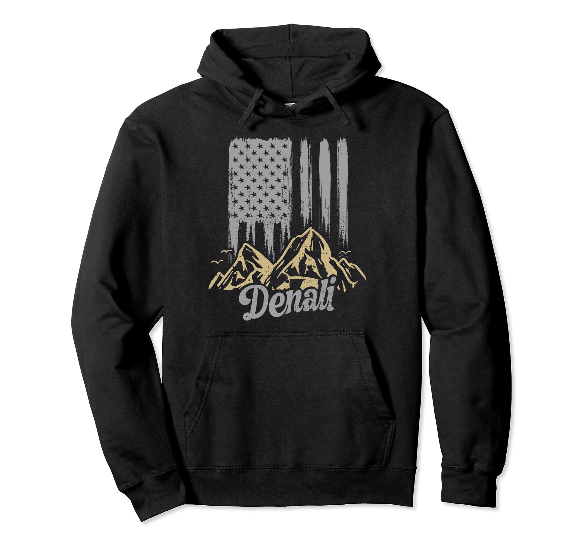Denali National Park Us Denali Hoodie - Minimalist Print for Adults - T-Shirt, Sweatshirt, Hoodie