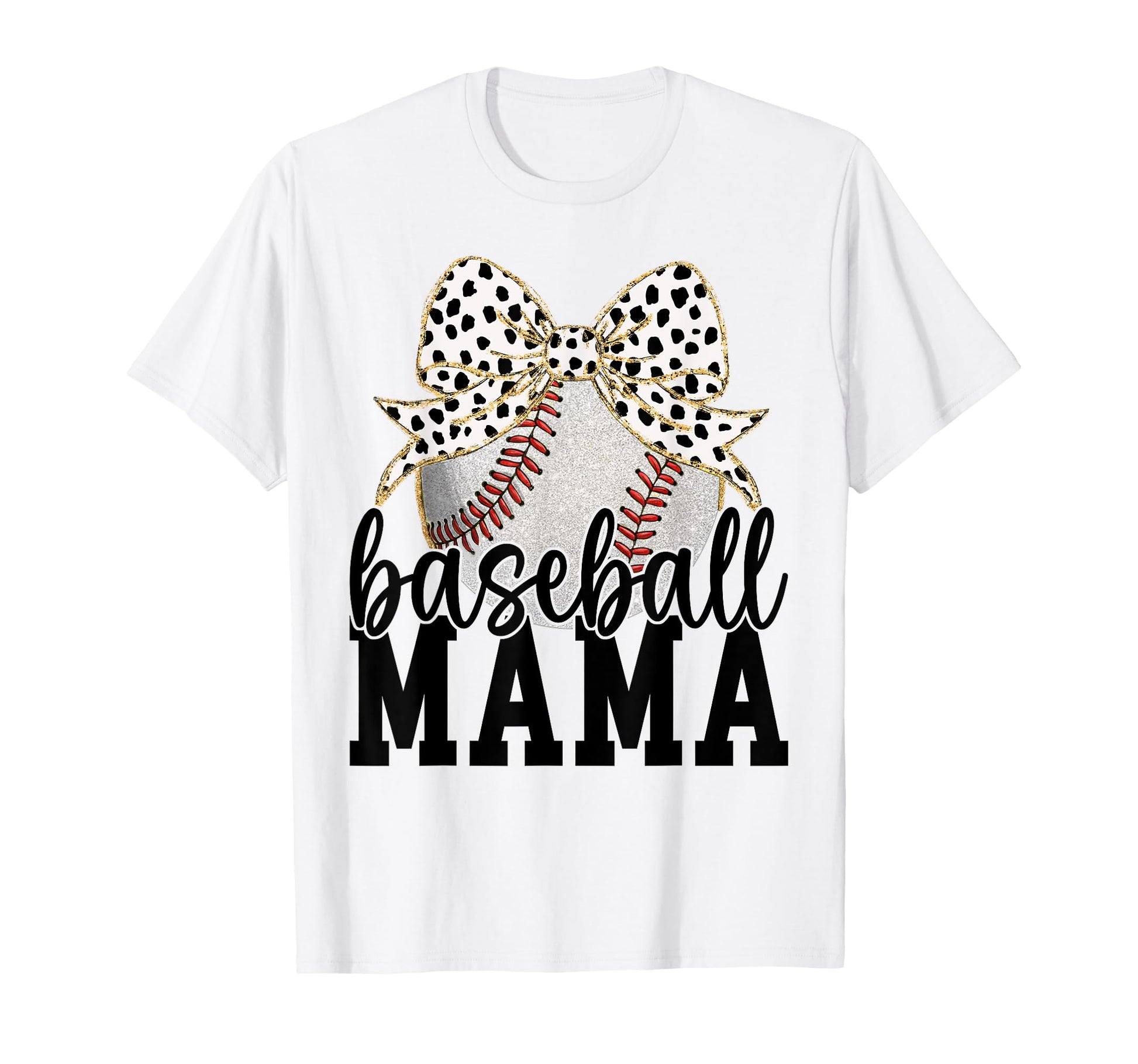 Baseball Mama Coquette Bow Matching T-Shirt - Unique Graphic Men Women - T-Shirt, Sweatshirt, Hoodie