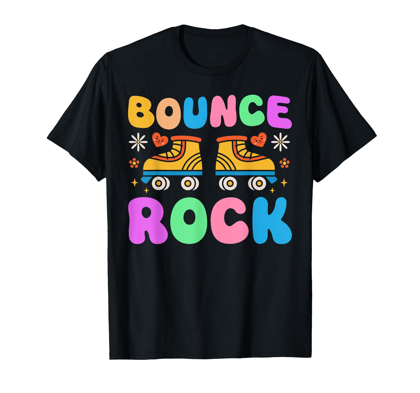 Roller Skating Skate 1970S Bounce Rock T-Shirt - Fun Novelty Design Unisex - T-Shirt, Sweatshirt, Hoodie