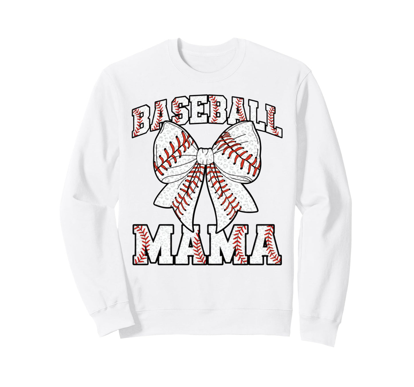 Baseball Mama Sports Mom Sweatshirt - Fun Novelty Design for Adults - T-Shirt, Sweatshirt, Hoodie