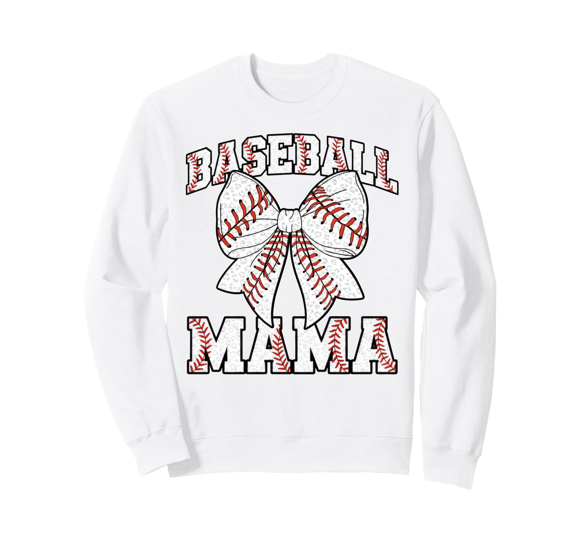 Baseball Mama Sports Mom Sweatshirt - Fun Novelty Design for Adults - T-Shirt, Sweatshirt, Hoodie