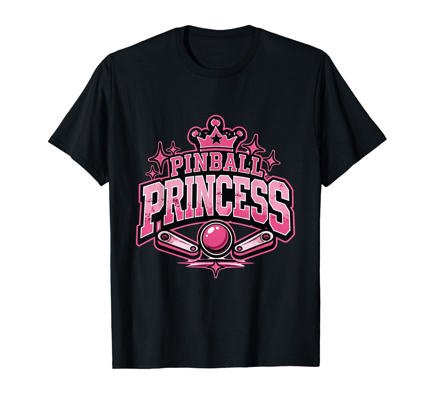 Pinball Princess Machines Funny T-Shirt - Aesthetic Graphic for Adults - T-Shirt, Sweatshirt, Hoodie