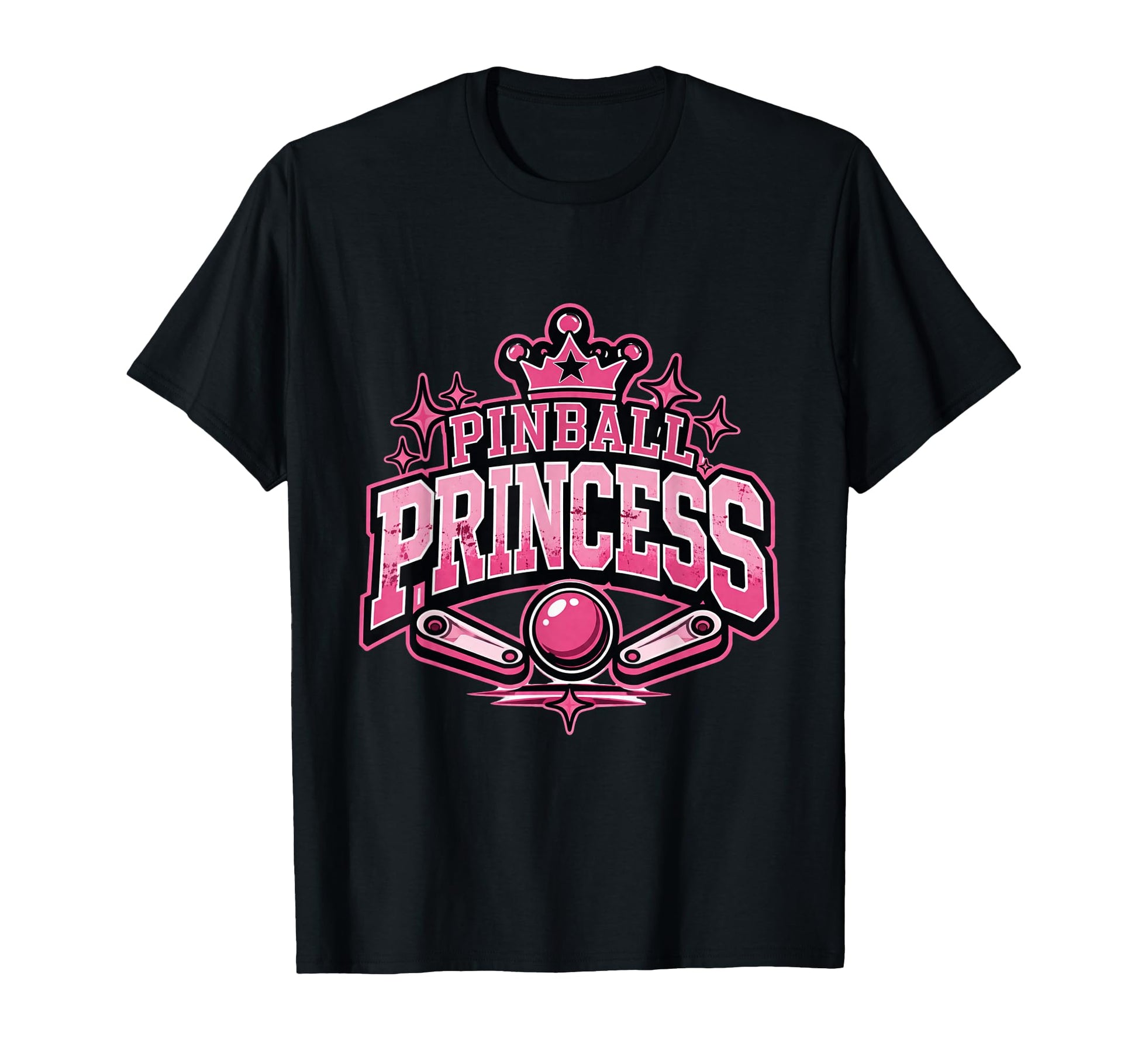 Pinball Princess Machines Funny T-Shirt - Aesthetic Graphic for Adults - T-Shirt, Sweatshirt, Hoodie