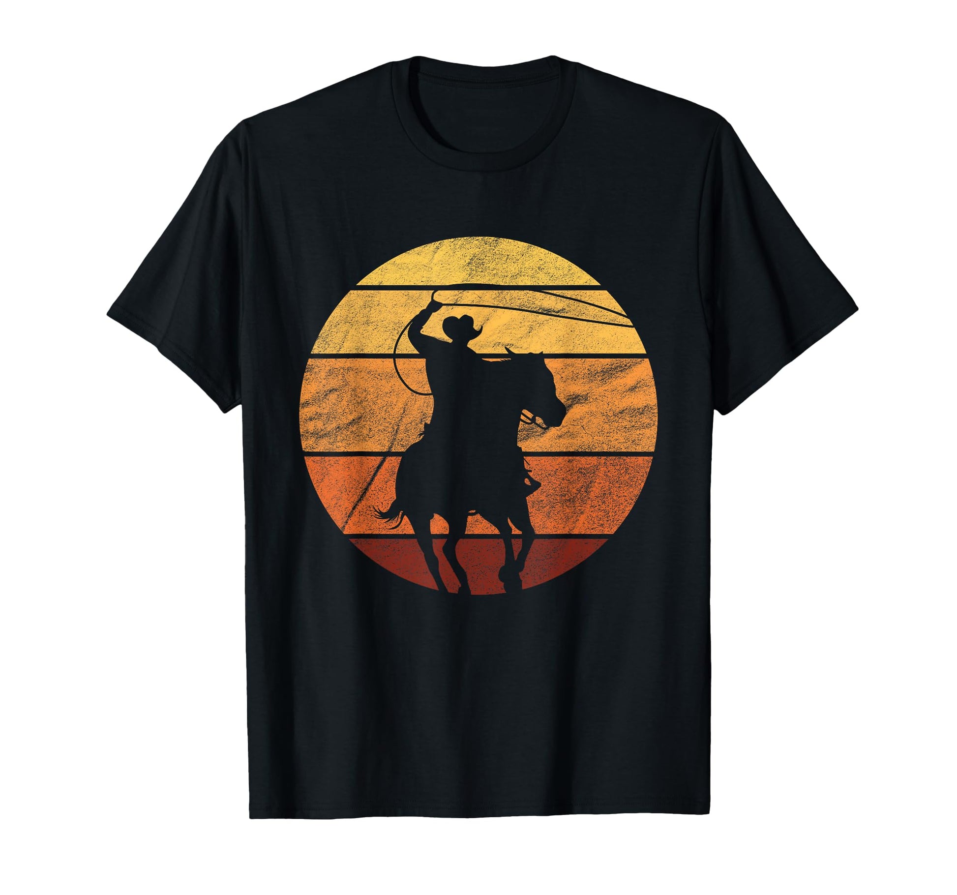 Cowboy Rope Lasso Western T-Shirt - Graphic Print Men Women - T-Shirt, Sweatshirt, Hoodie