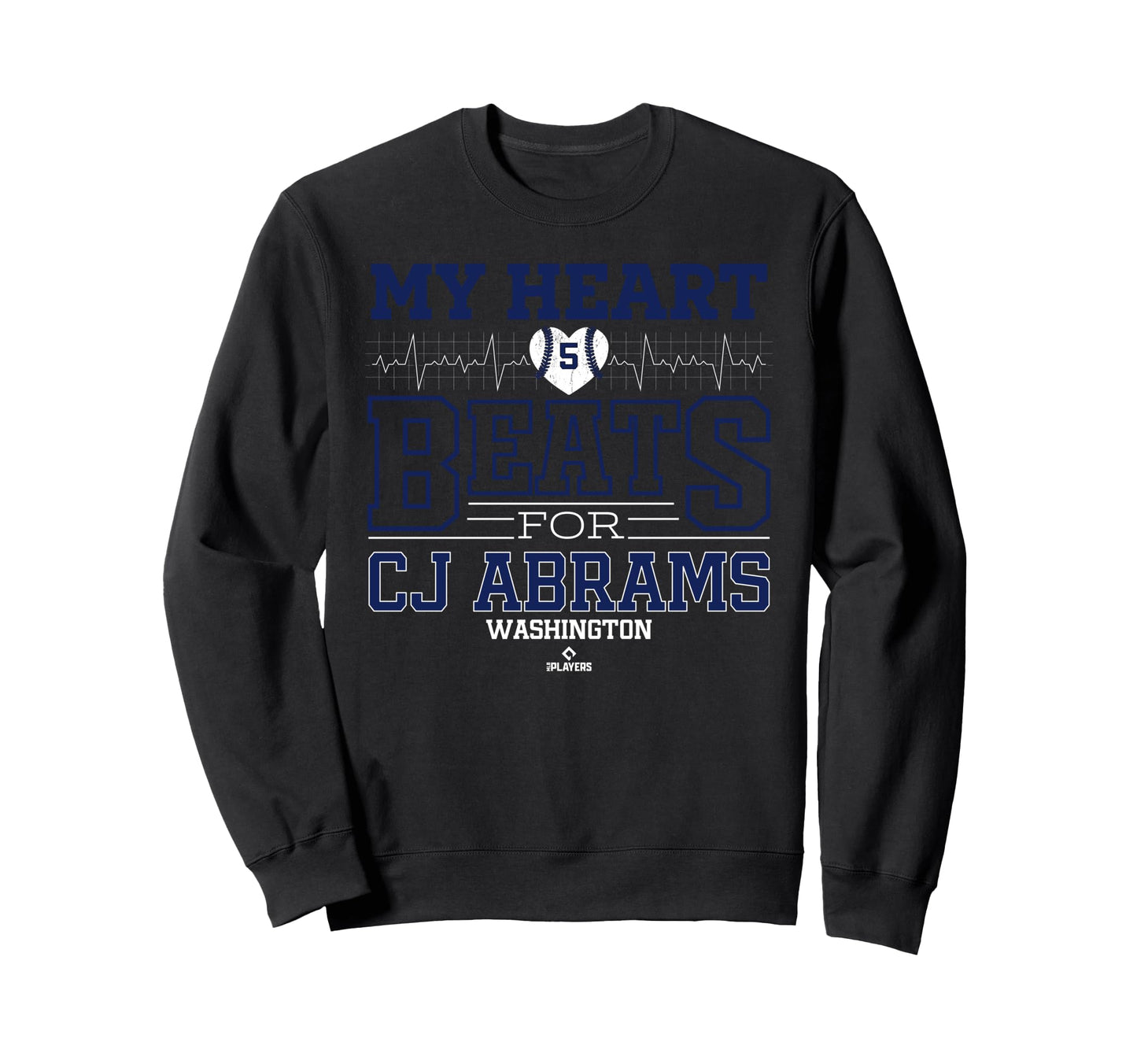 My Heart Beats Cj Abrams Sweatshirt - Custom Art Print for Adults - T-Shirt, Sweatshirt, Hoodie