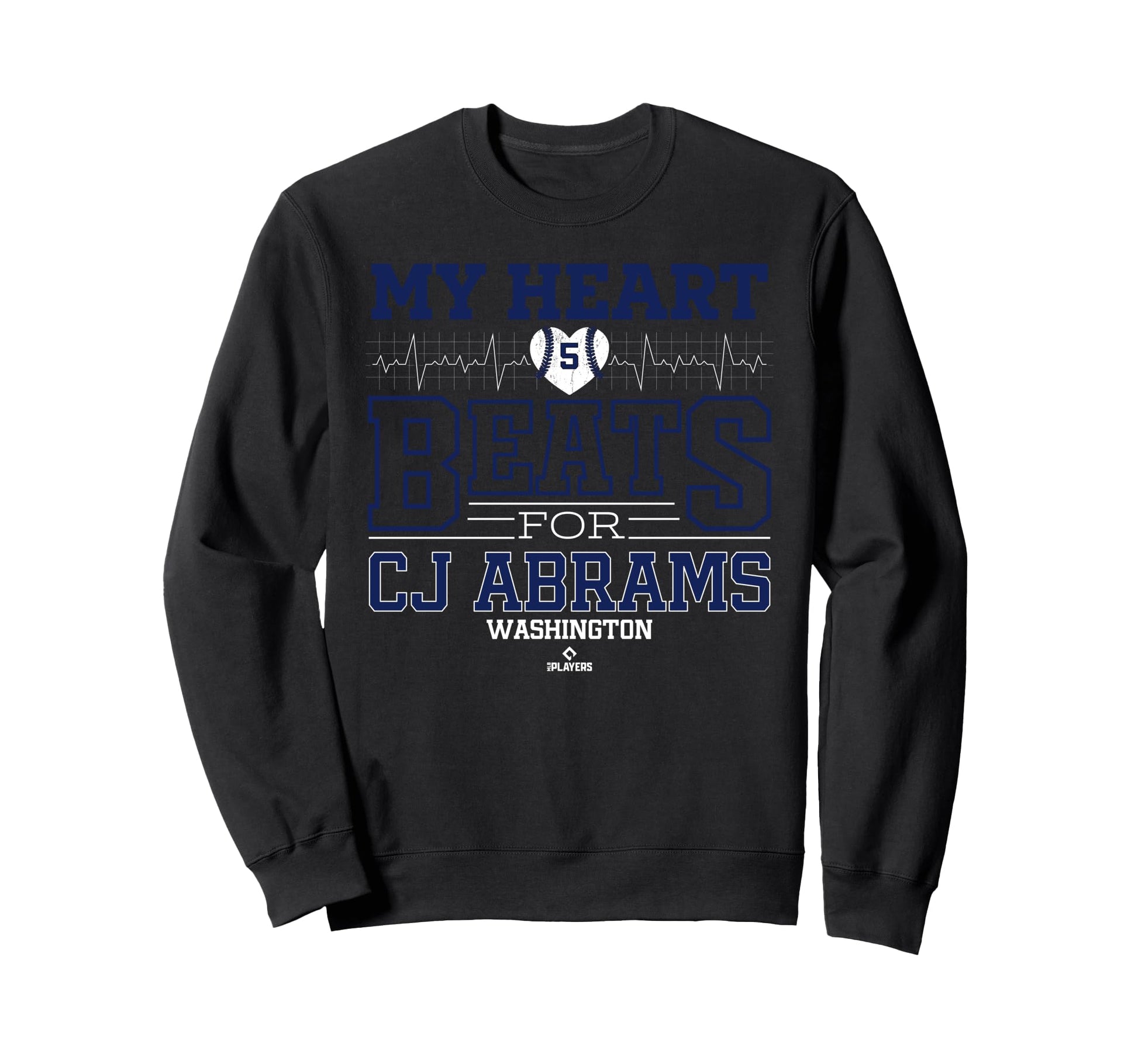 My Heart Beats Cj Abrams Sweatshirt - Custom Art Print for Adults - T-Shirt, Sweatshirt, Hoodie