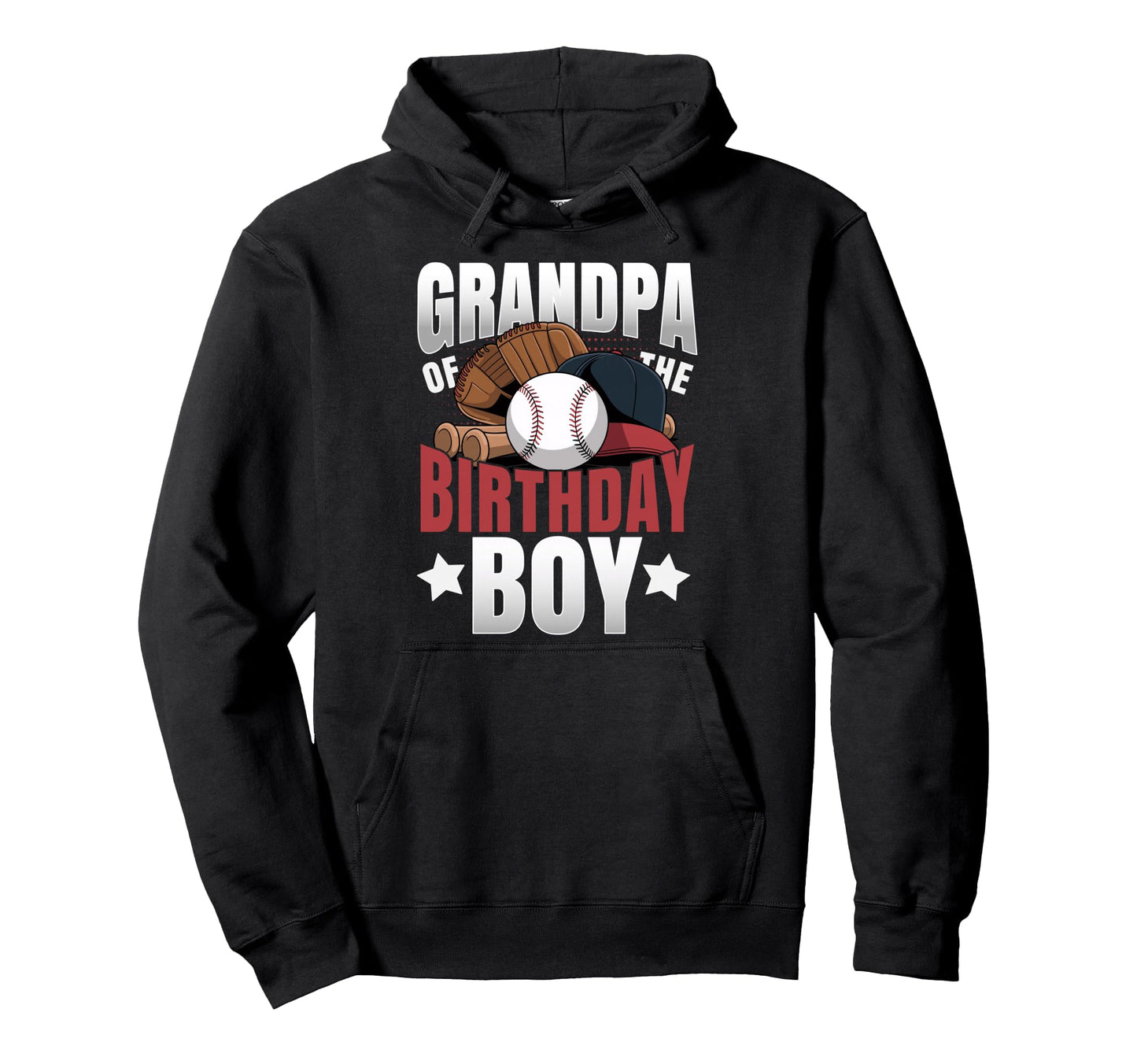 Grandpa Birthday Matching Baseball Hoodie - Trendy Graphic Men Women - T-Shirt, Sweatshirt, Hoodie