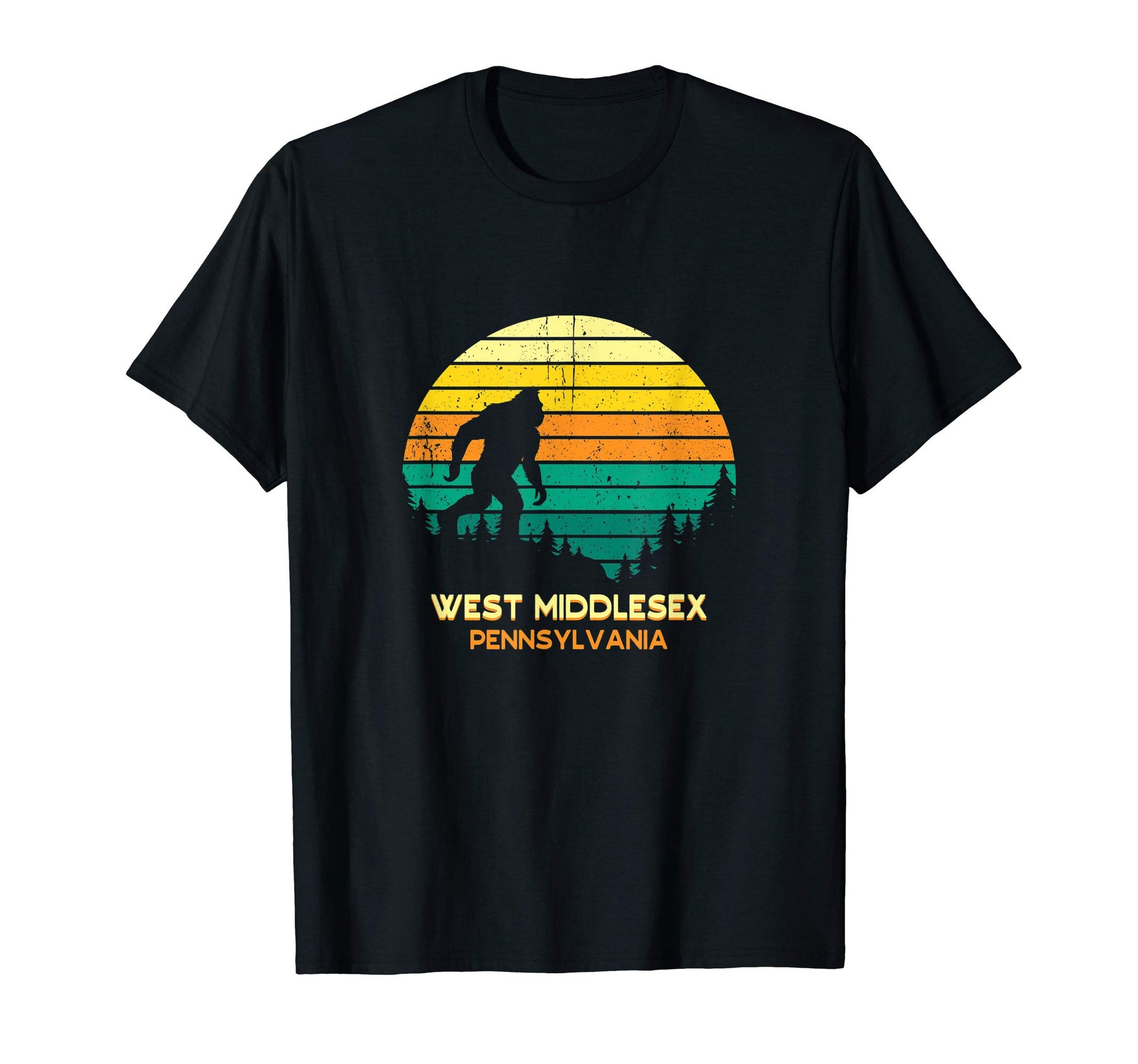 West Middlesex Pennsylvania Big Foot T-Shirt - Graphic Print Men Women - T-Shirt, Sweatshirt, Hoodie