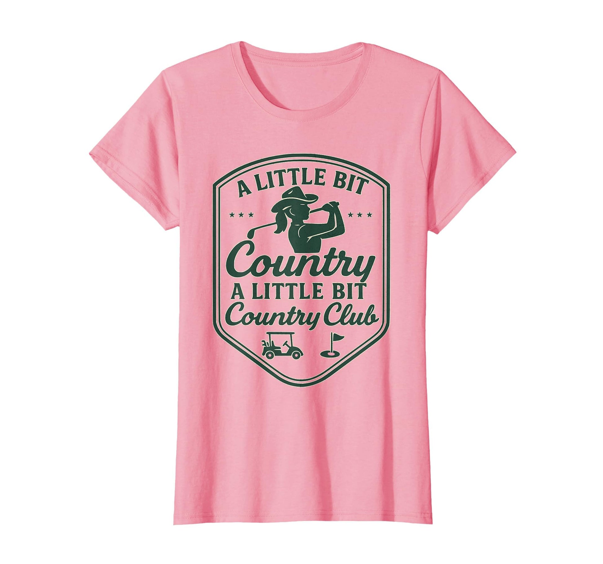 Country Golf Southern Cowgirl Golfing T-Shirt - Graphic Print for Adults - T-Shirt, Sweatshirt, Hoodie