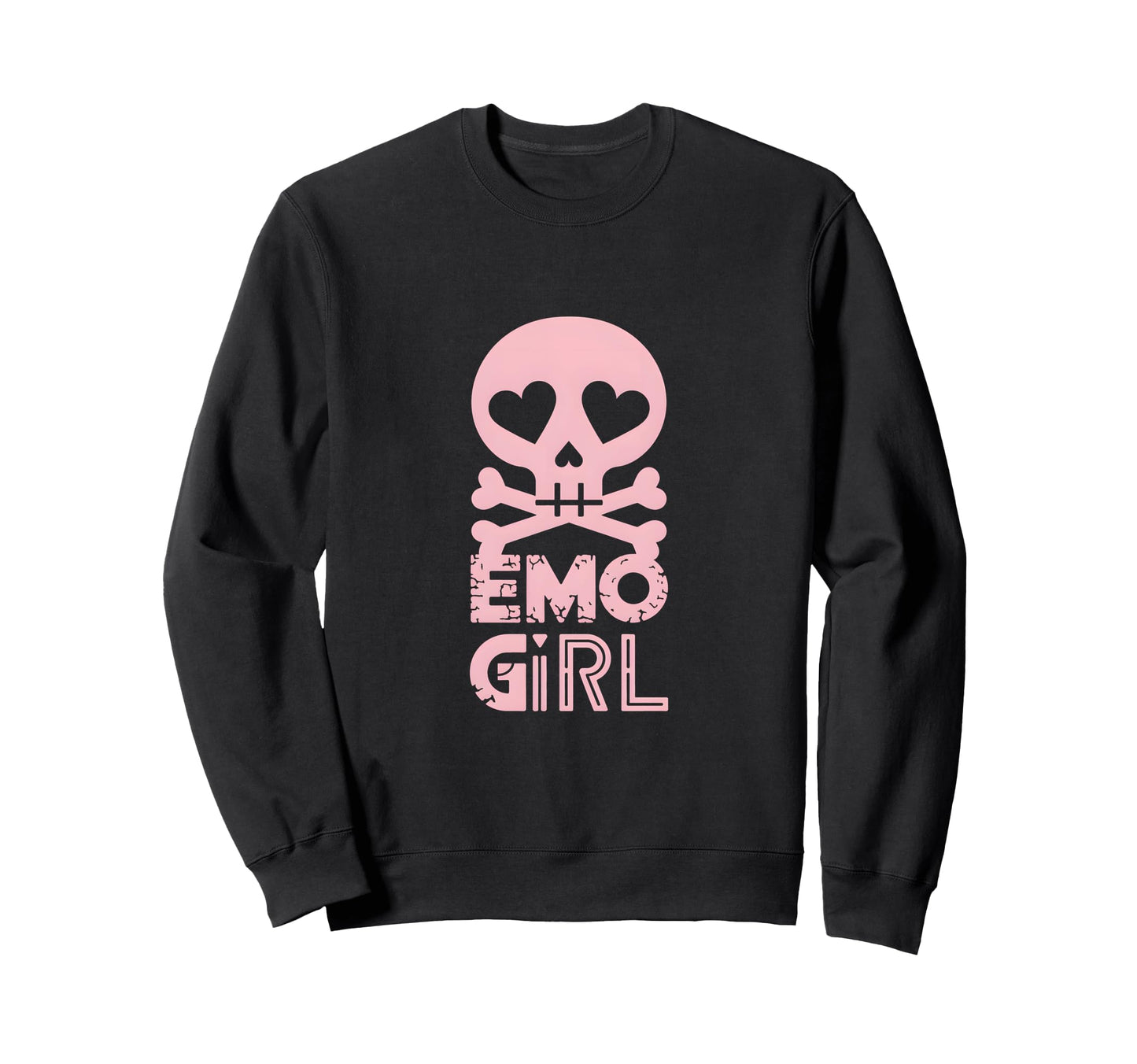 Emo Y2K Grunge Emo Aesthetic Goth Sweatshirt - Custom Art Print Men Women - T-Shirt, Sweatshirt, Hoodie