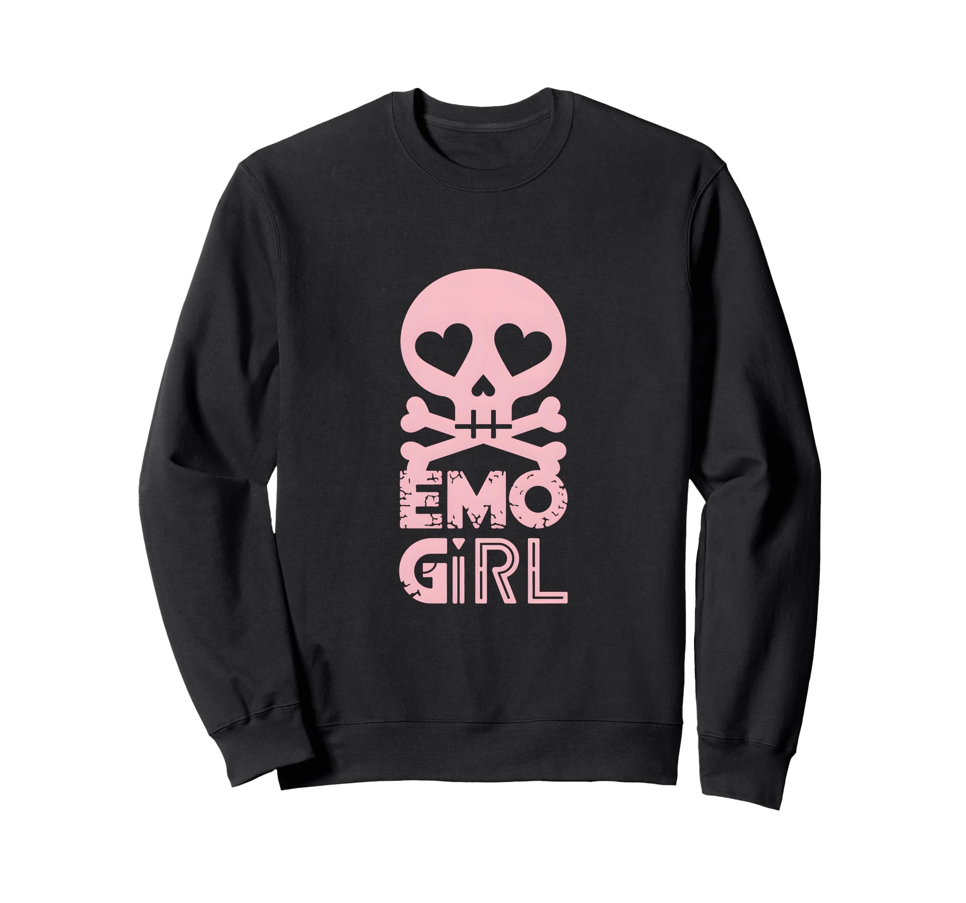 Emo Y2K Grunge Emo Aesthetic Goth Sweatshirt - Custom Art Print Men Women - T-Shirt, Sweatshirt, Hoodie