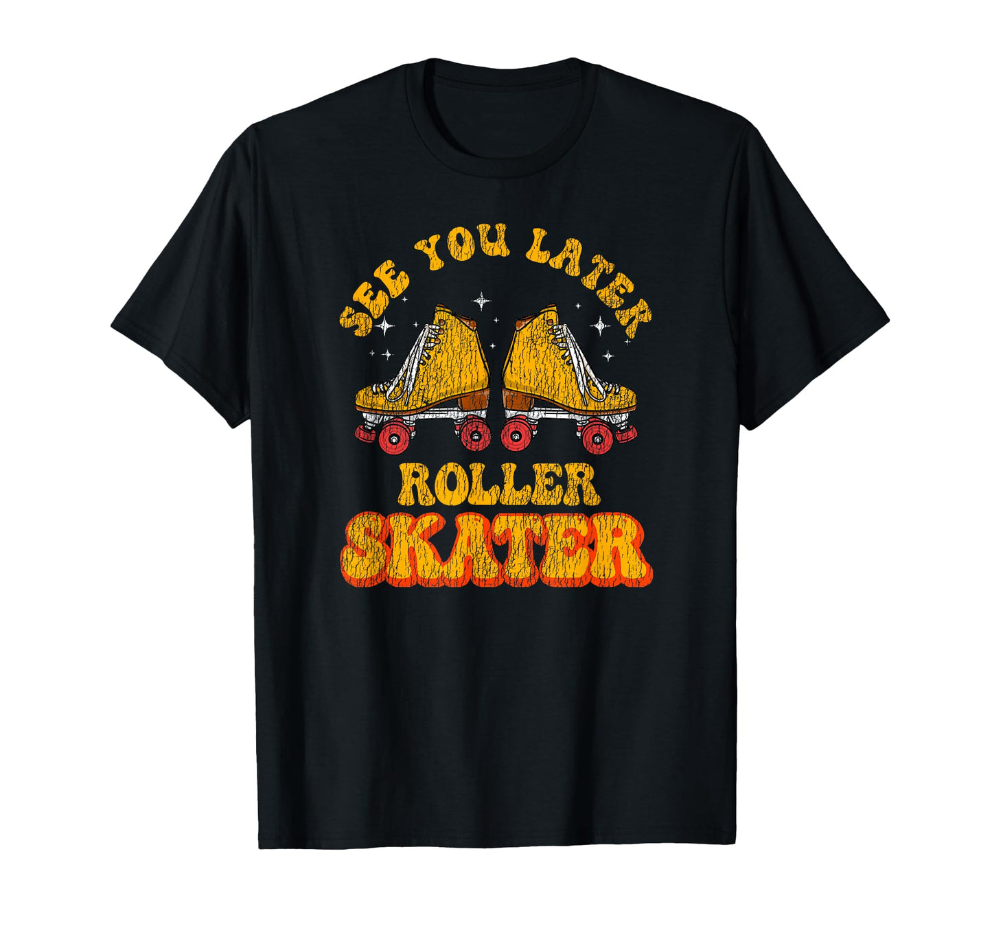 Roller Skating Skate 1970S T-Shirt - Novelty Apparel Men Women - T-Shirt, Sweatshirt, Hoodie