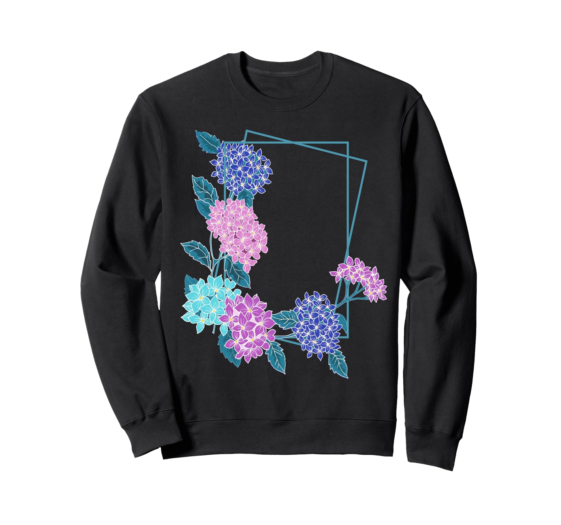 Womens Hydrangea Flower Sweatshirt - Fun Novelty Design Men Women - T-Shirt, Sweatshirt, Hoodie