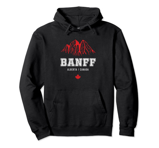 Banff National Park Alberta Canada Hoodie - Fun Novelty Design for Adults - T-Shirt, Sweatshirt, Hoodie