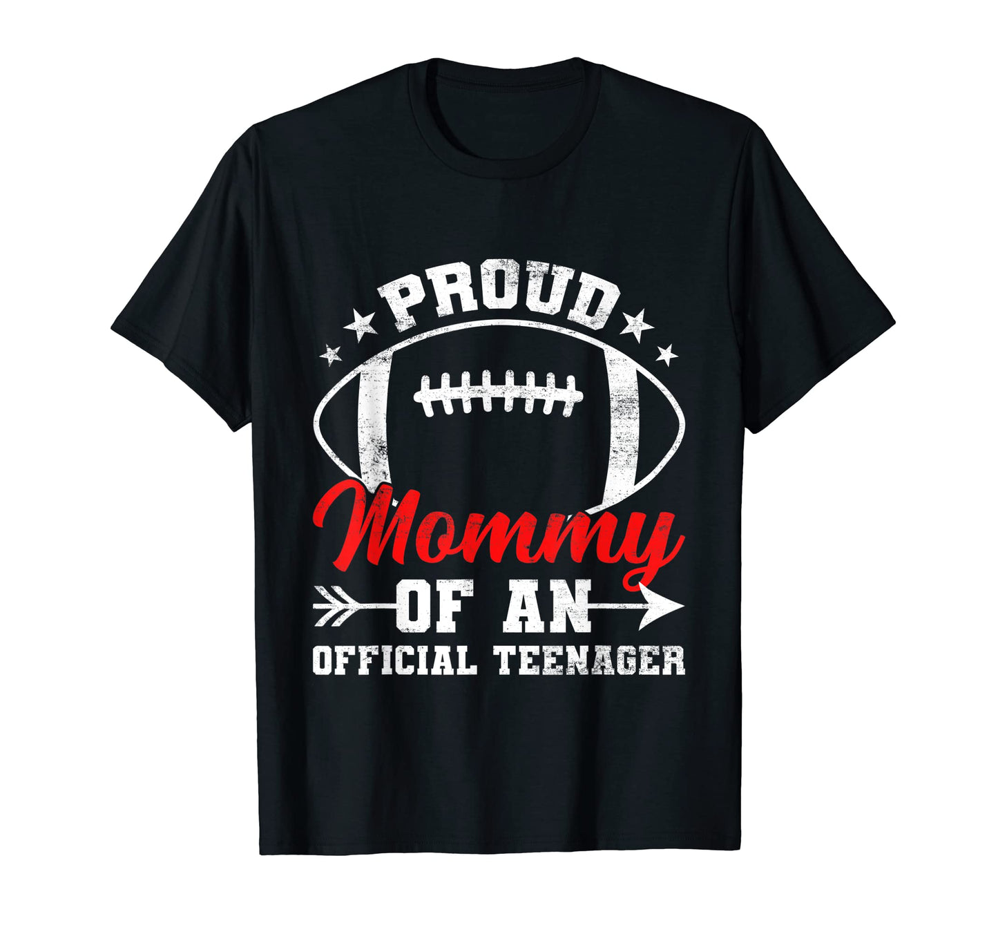 Proud Mommy Teenager Baseball 13Th T-Shirt - Unique Graphic Men Women - T-Shirt, Sweatshirt, Hoodie