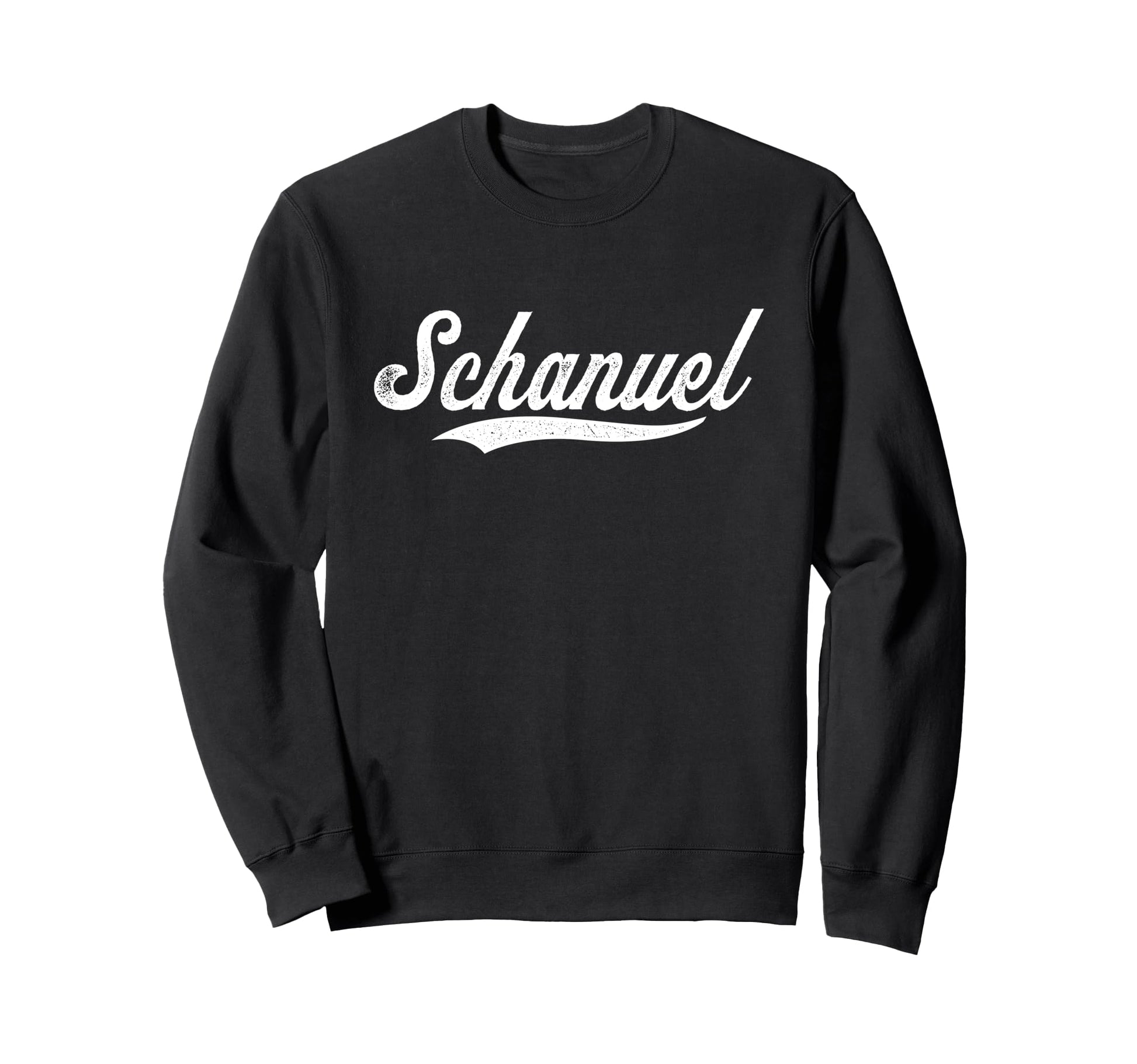 Distressed Script Nolan Schanuel Sweatshirt - Streetwear Style for Adults - T-Shirt, Sweatshirt, Hoodie