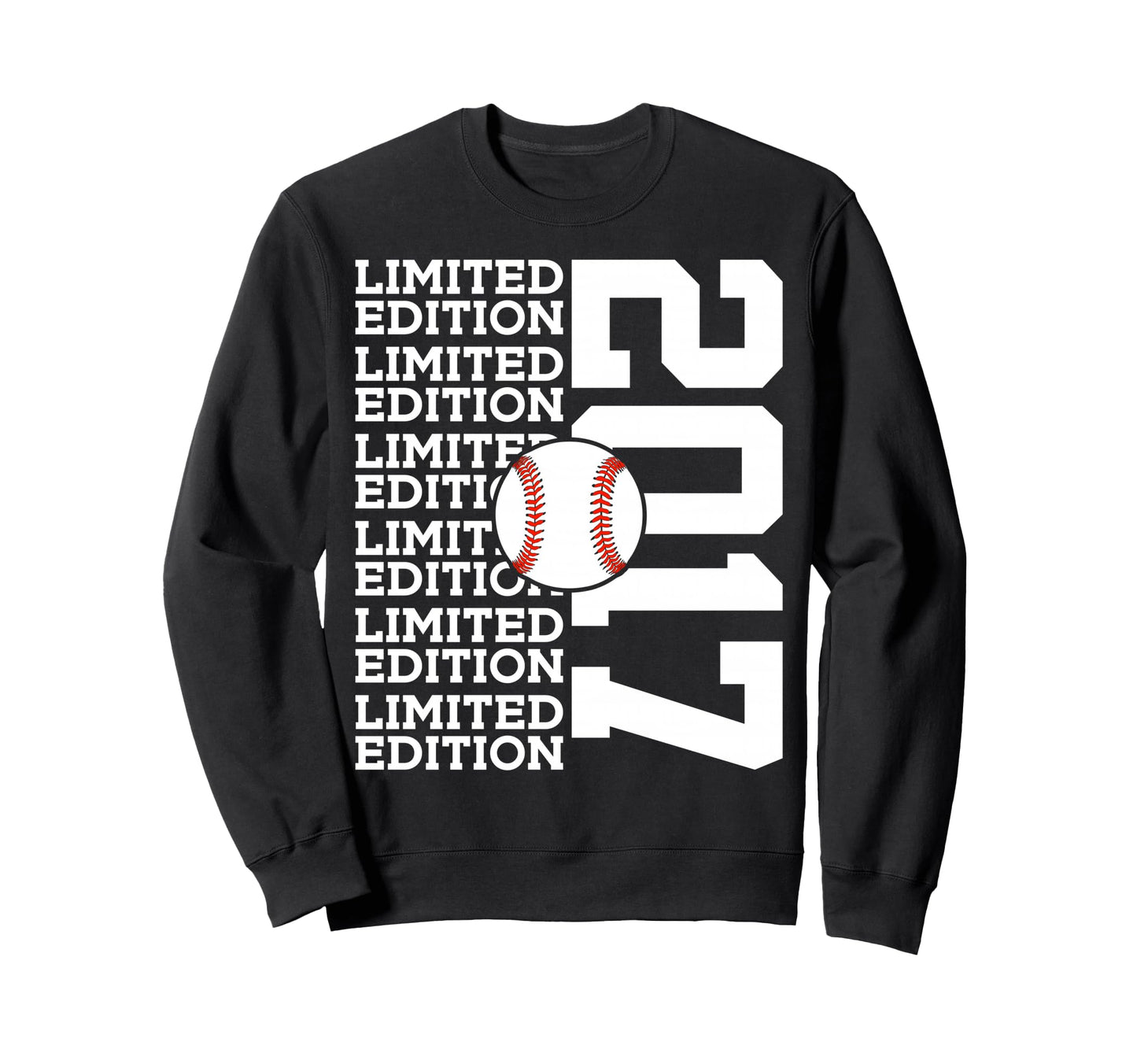 2017 Baseball 9Th Birthday Sweatshirt - Fun Novelty Design Unisex - T-Shirt, Sweatshirt, Hoodie
