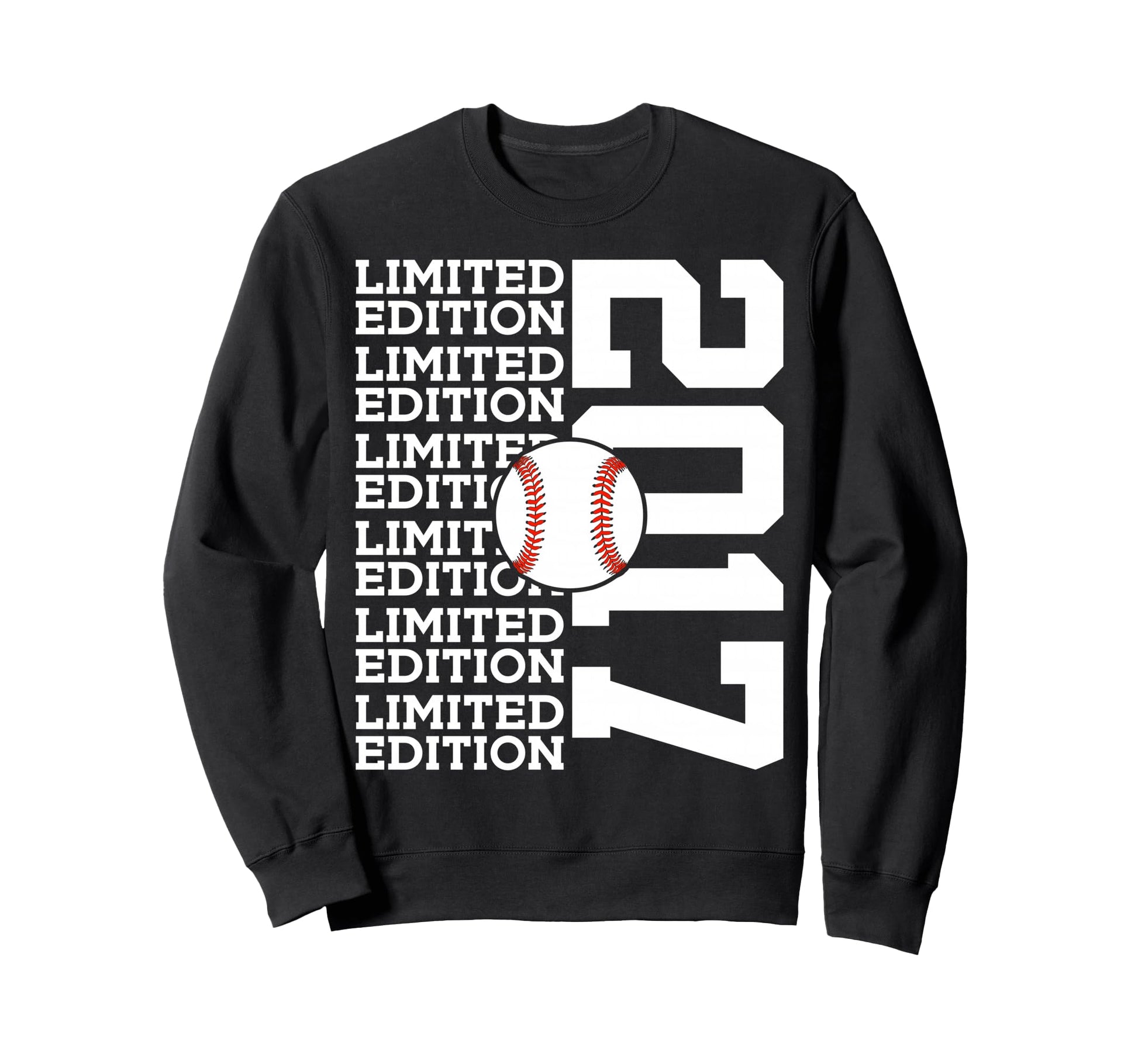 2017 Baseball 9Th Birthday Sweatshirt - Fun Novelty Design Unisex - T-Shirt, Sweatshirt, Hoodie