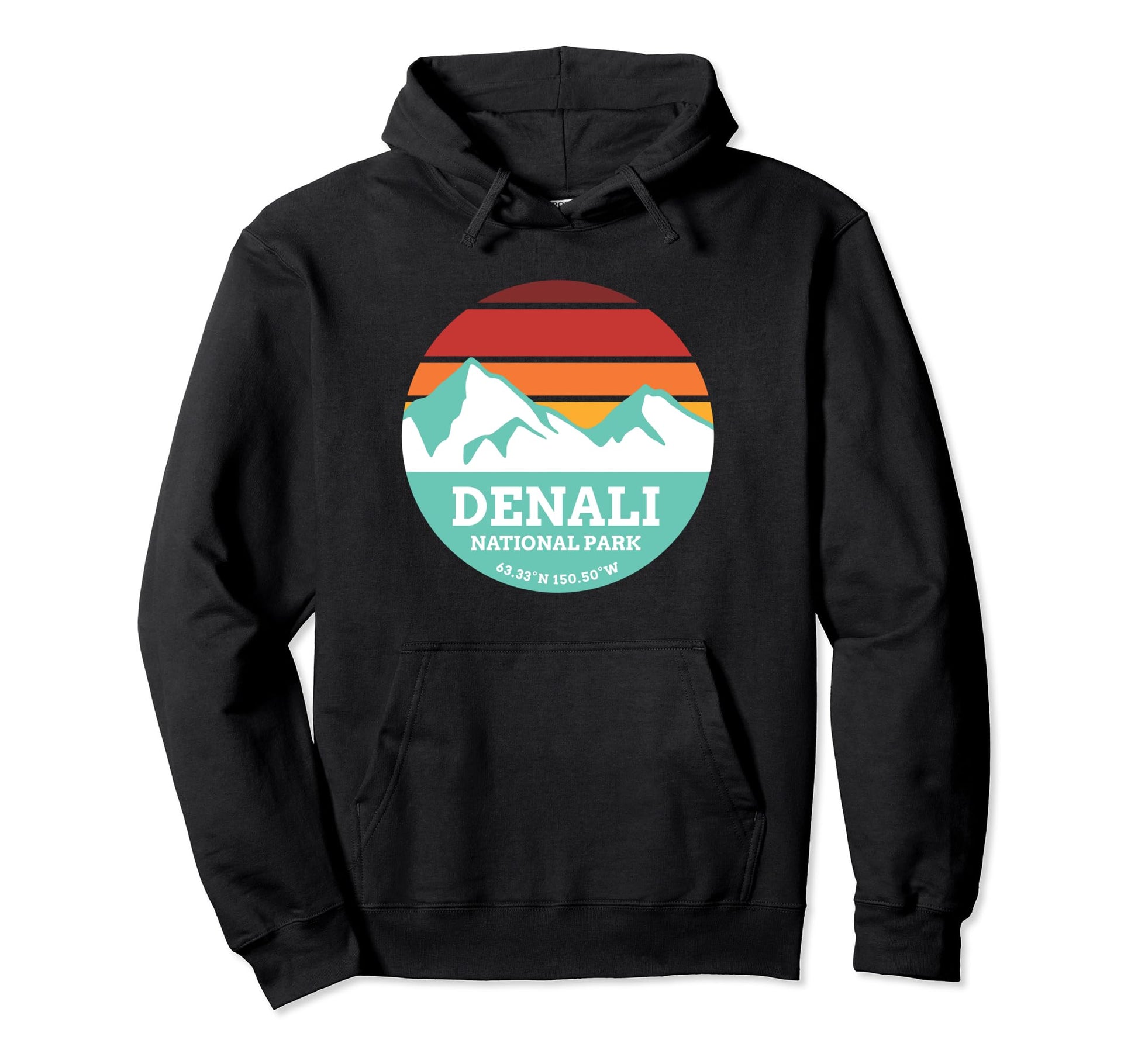 Denali National Park Mountain Hoodie - Novelty Apparel Unisex - T-Shirt, Sweatshirt, Hoodie