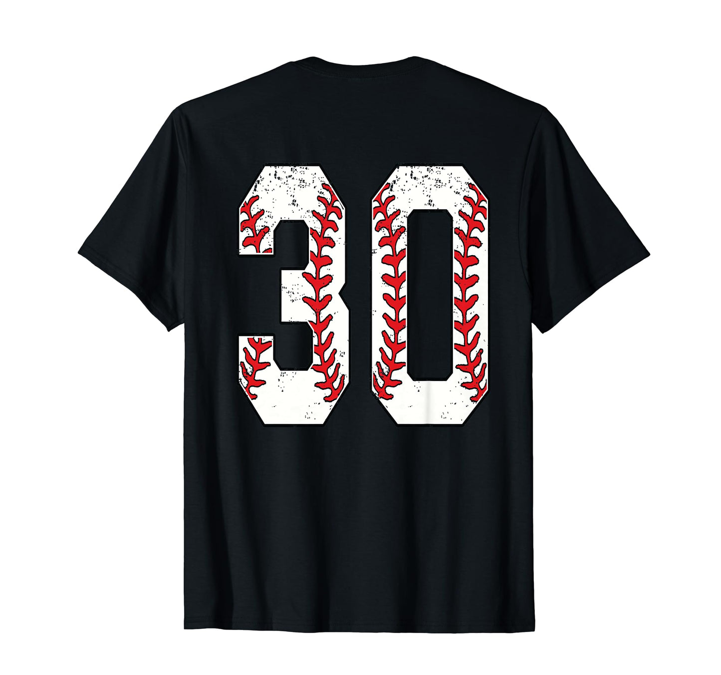 Number 30 Baseball Jersey Number 30 T-Shirt - Minimalist Print Men Women - T-Shirt, Sweatshirt, Hoodie