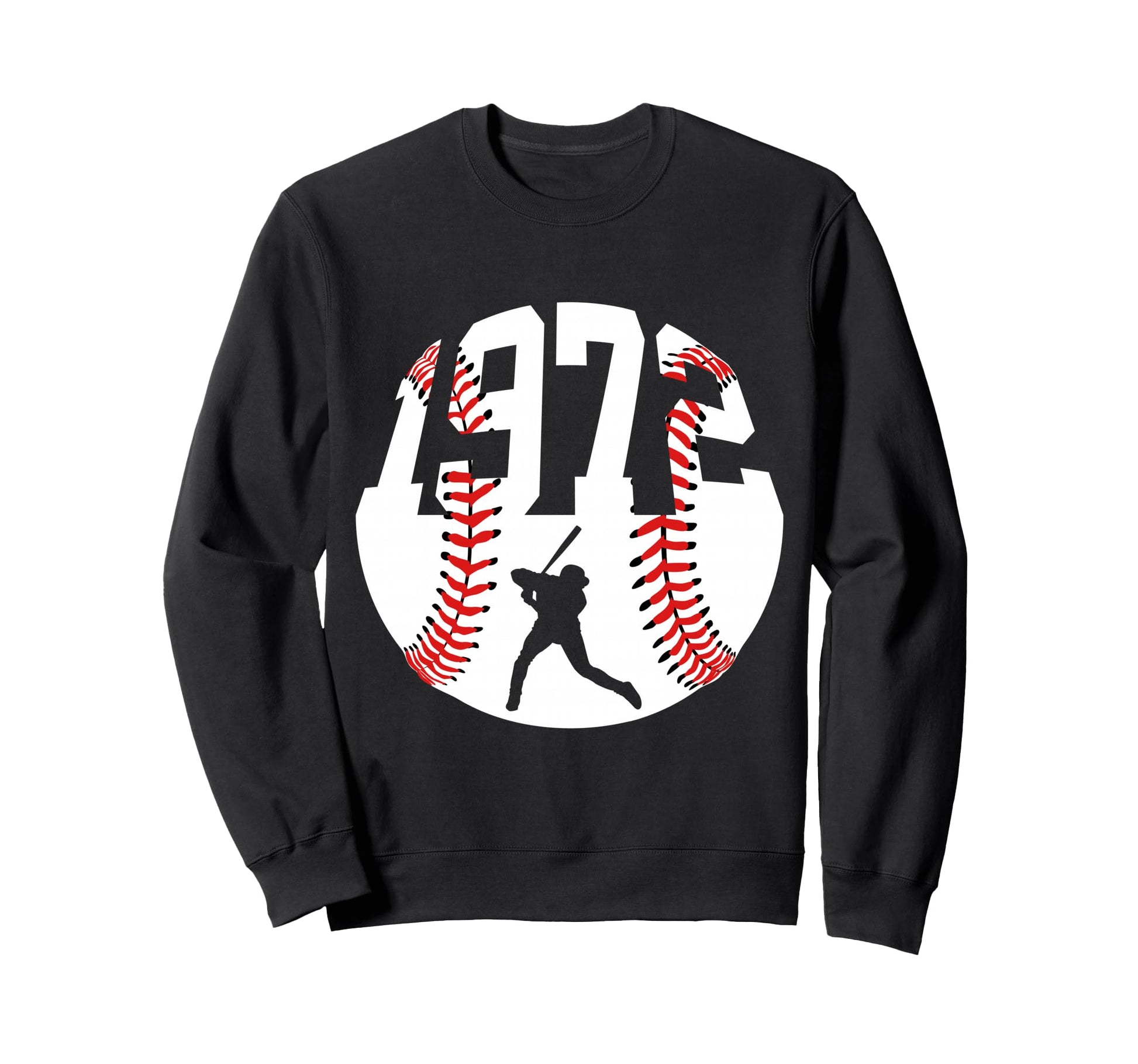 1972 Baseball 54Th Birthday Sweatshirt - Novelty Apparel Men Women - T-Shirt, Sweatshirt, Hoodie