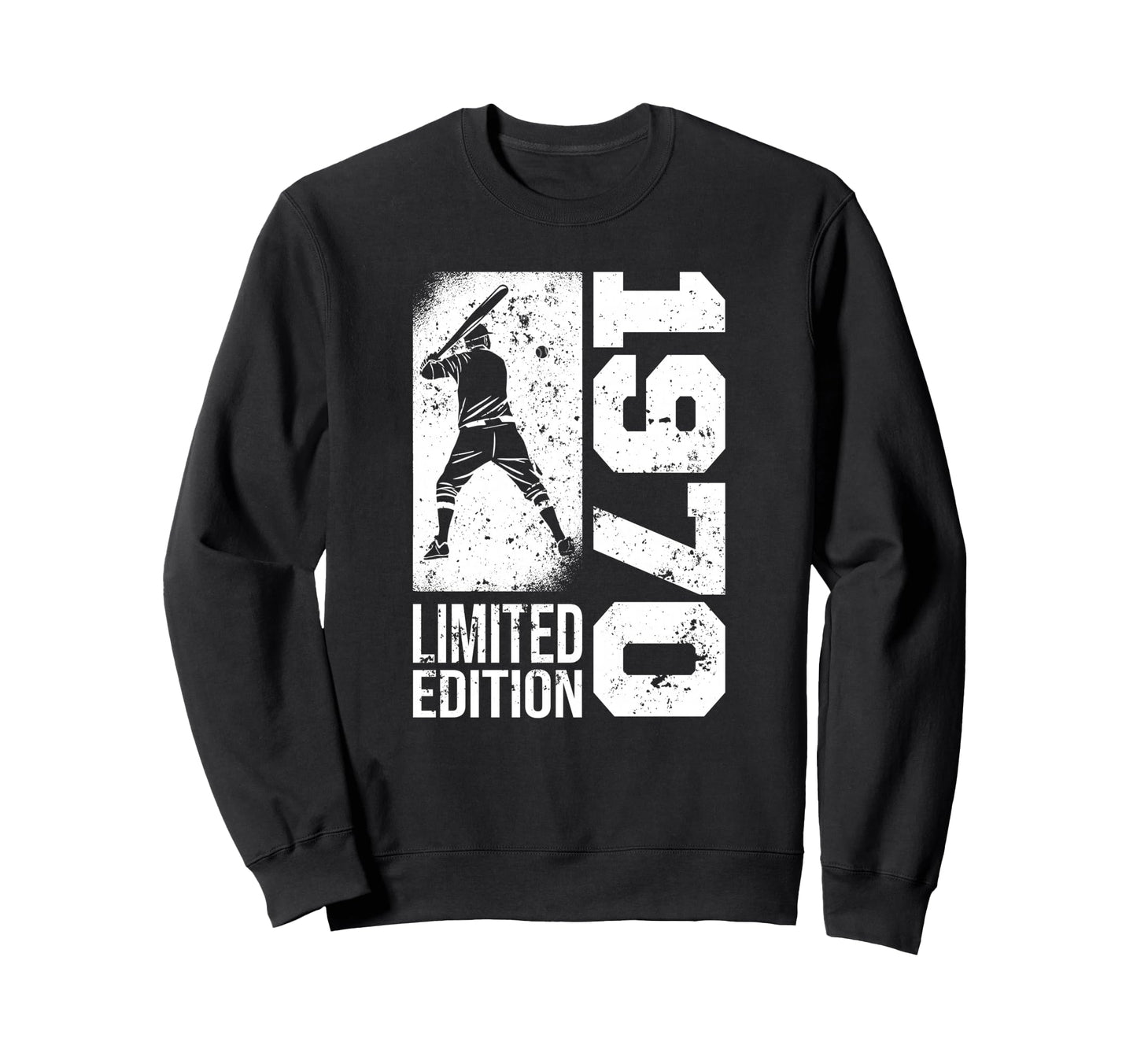 Baseball Player Born 1970 Sweatshirt - Aesthetic Graphic for Adults - T-Shirt, Sweatshirt, Hoodie