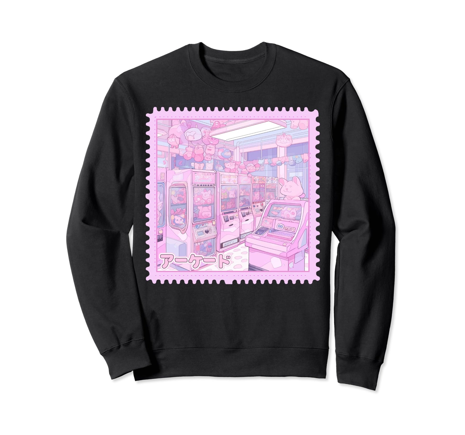 Anime 90S Arcade Y2K Aesthetic Sweatshirt - Aesthetic Graphic Men Women - T-Shirt, Sweatshirt, Hoodie