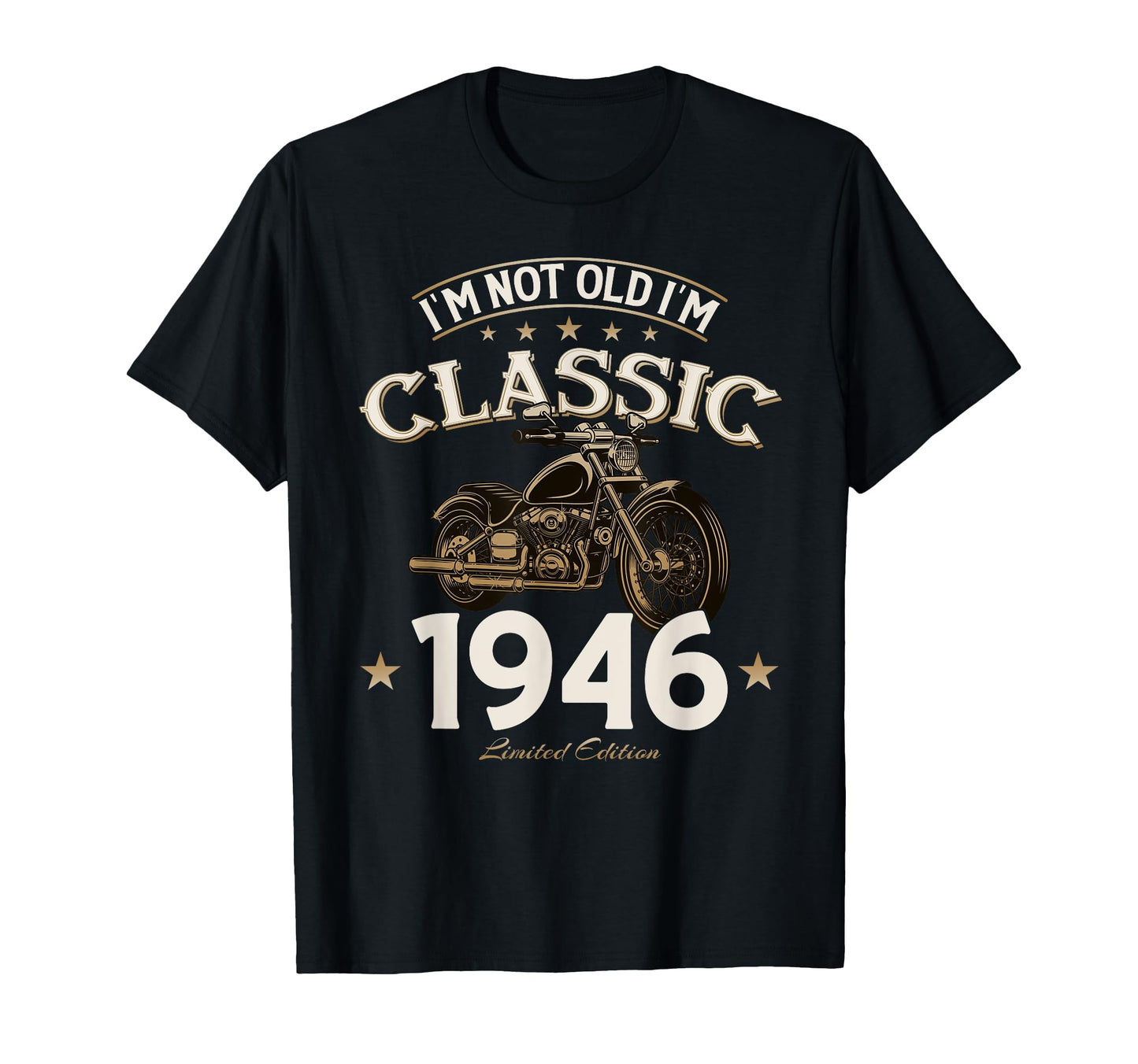 80Th Birthday Gift Motorcycle T-Shirt - Casual Everyday Wear Men Women - T-Shirt, Sweatshirt, Hoodie