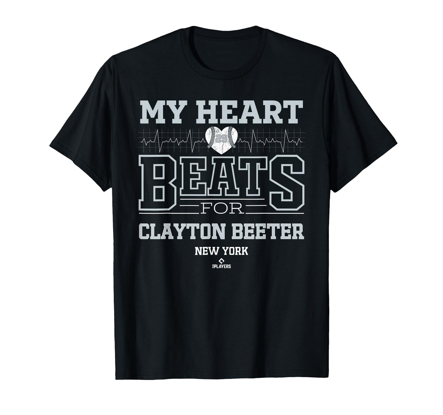My Heart Beats Clayton Beeter New York T-Shirt - Unique Graphic Unisex - T-Shirt, Sweatshirt, Hoodie