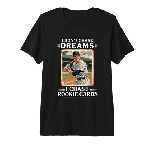 Baseball Card Collector Tri Blend T-Shirt - Minimalist Print Men Women - T-Shirt, Sweatshirt, Hoodie