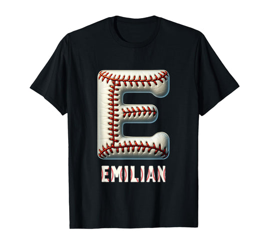 Baseball Home Run Jakob Initial T-Shirt - Custom Art Print for Adults - T-Shirt, Sweatshirt, Hoodie